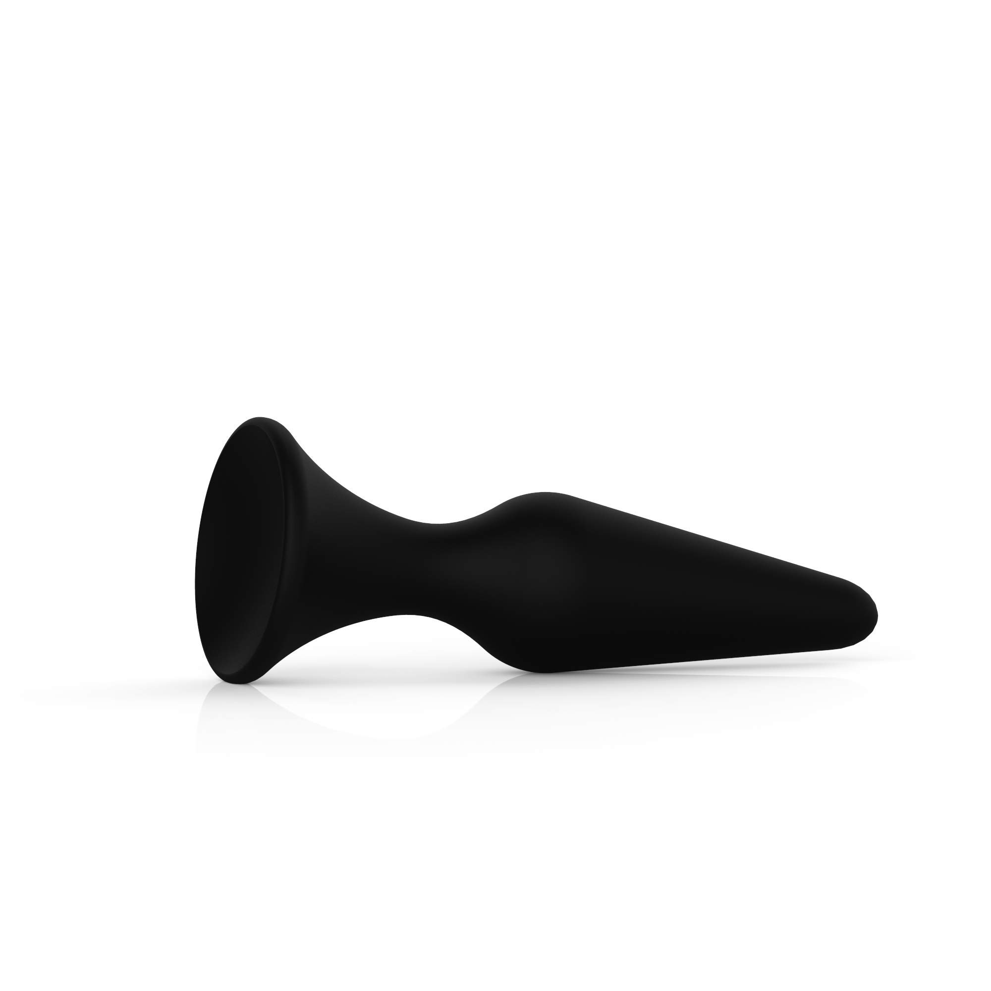 Silicone Anal Butt Plug - Large Black Adult Sex Toy for Prostate Massage & Training | Perfect for Beginners, Couples Play & Solo Pleasure