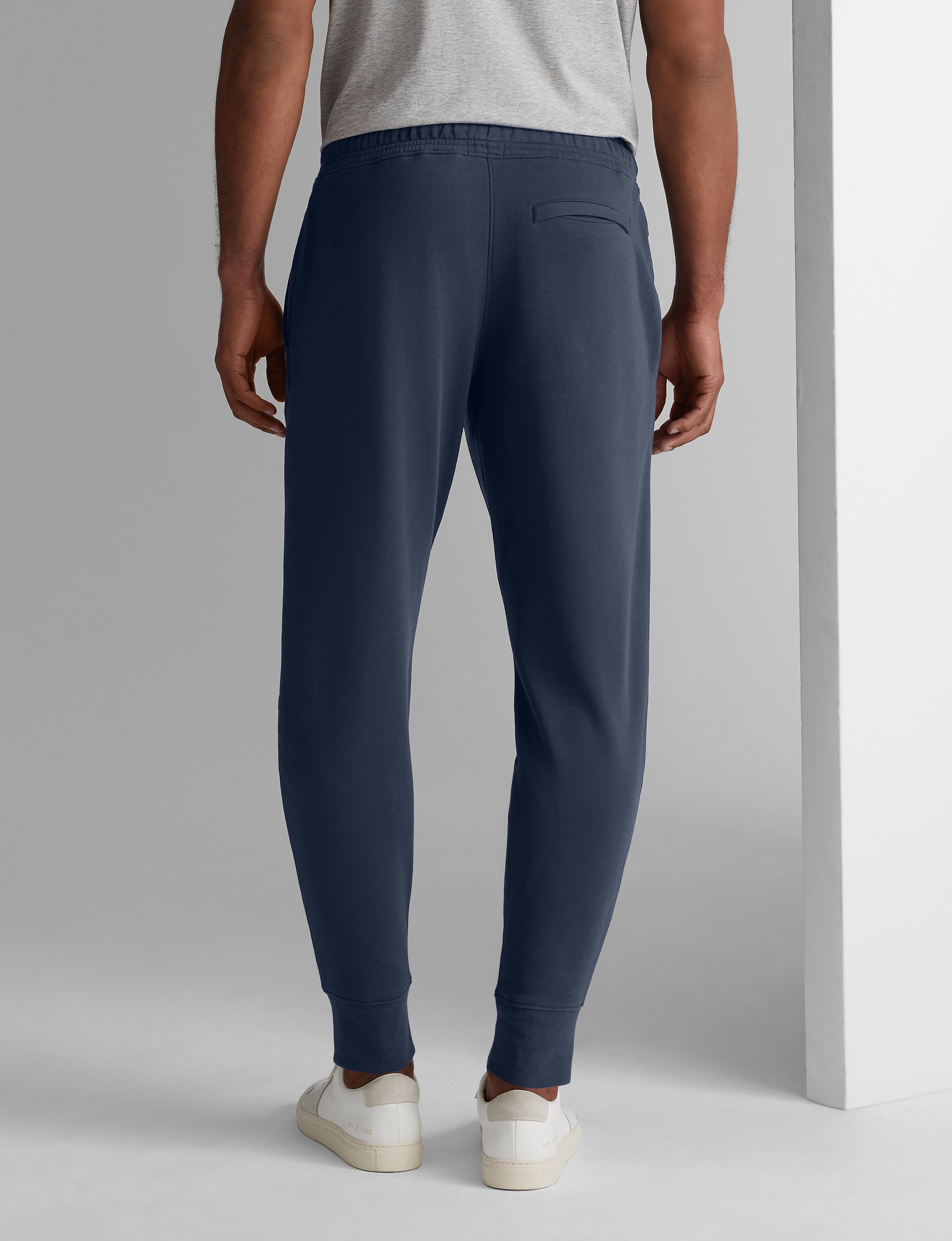 French Terry Jogger Pants for Men - Soft & Comfortable Lounge Pants with Elastic Waistband - Perfect for Yoga, Running, and Relaxing at Home
