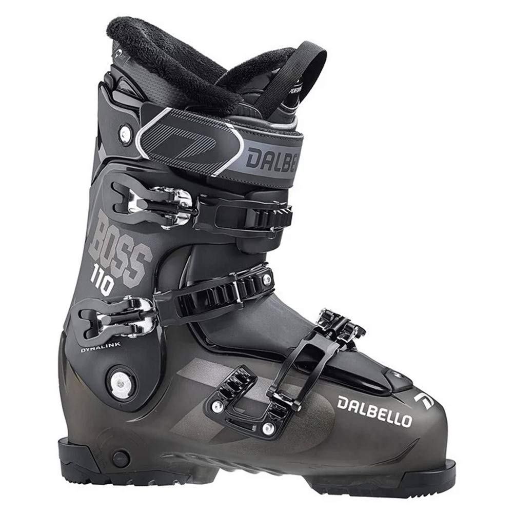 Dalbello Boss 110 Ski Boots 2021 - Men's 26.5 Size - Black - High-Performance Alpine Skiing for Advanced Skiers | Perfect for Powder, Backcountry & Resort Skiing