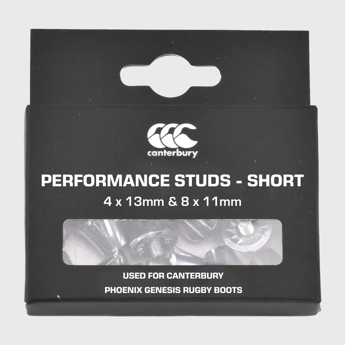 Canterbury Performance Rugby Stud Pack - Durable Rugby Cleats for Enhanced Traction & Stability - Perfect for Rugby Matches & Training on Wet or Soft Grounds