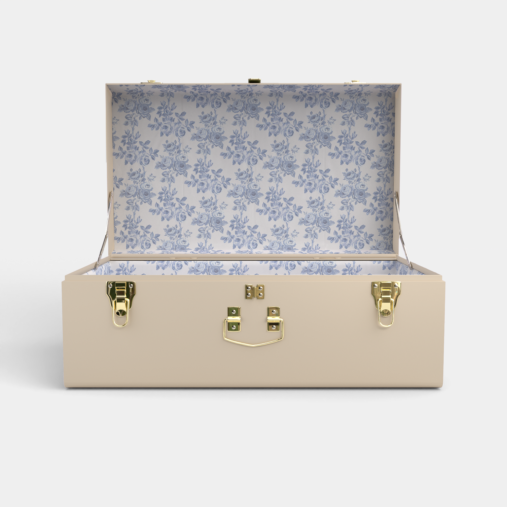 Caitlin Wilson Design Petite Keep Grand Trunk in Sarah Jane - Stylish Storage for Small Spaces, Perfect for Bedroom, Nursery, or Closet Organization