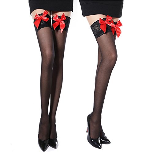 Black With Red Bow