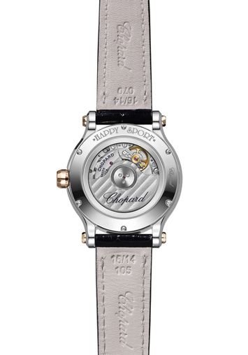 Chopard Happy Sport Ladies Watch - Stainless Steel & Ethical Rose Gold with Diamonds | Luxury Women's Wristwatch for Everyday Wear, Office & Special Occasions