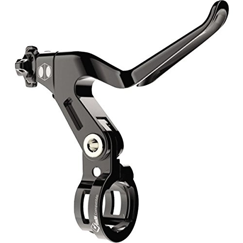 Box One Genius BMX Brake Lever - Cold Forged V-Point Reversible Flip Bicycle Brake Levers with Adjustable Reach for Precision Control, Anodized Laser-Etched Finish - Ideal for BMX Racing and Urban Cycling
