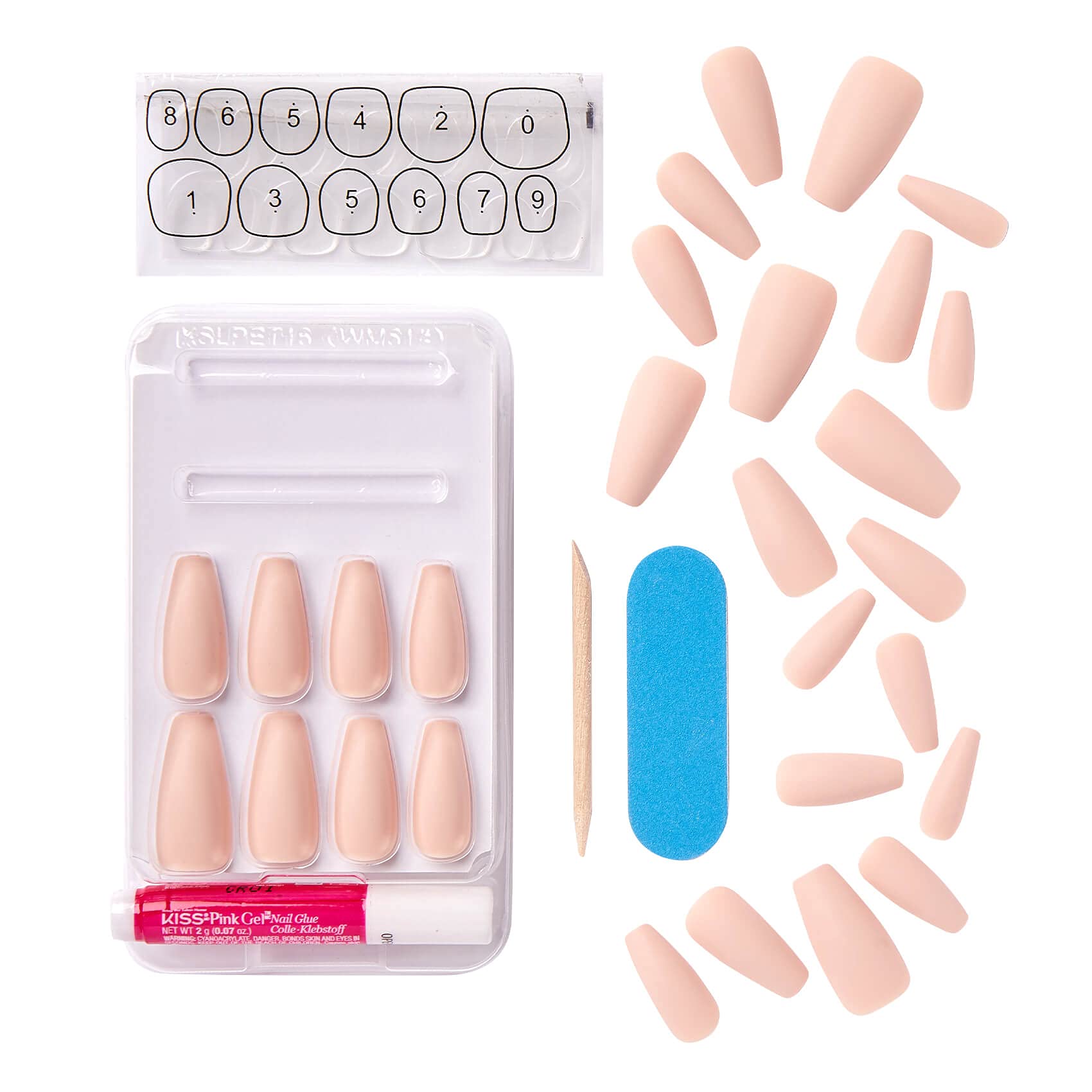 KISS Gel Fantasy Ready-to-Wear Sculpted Gel Nails - 