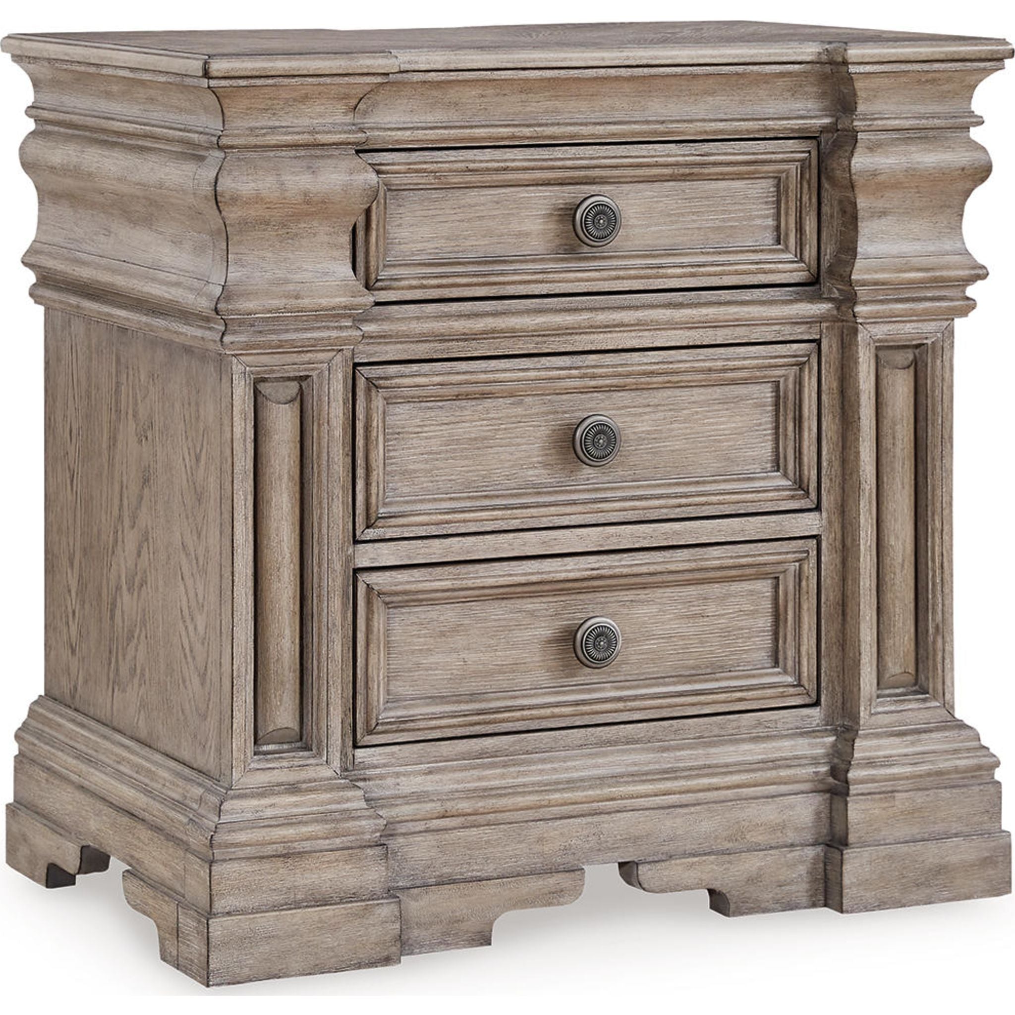 Blairhurst Nightstand - Light Grayish Brown Bedside Table with Drawer for Bedroom, Living Room, or Office - Modern Wooden End Table with Storage Space