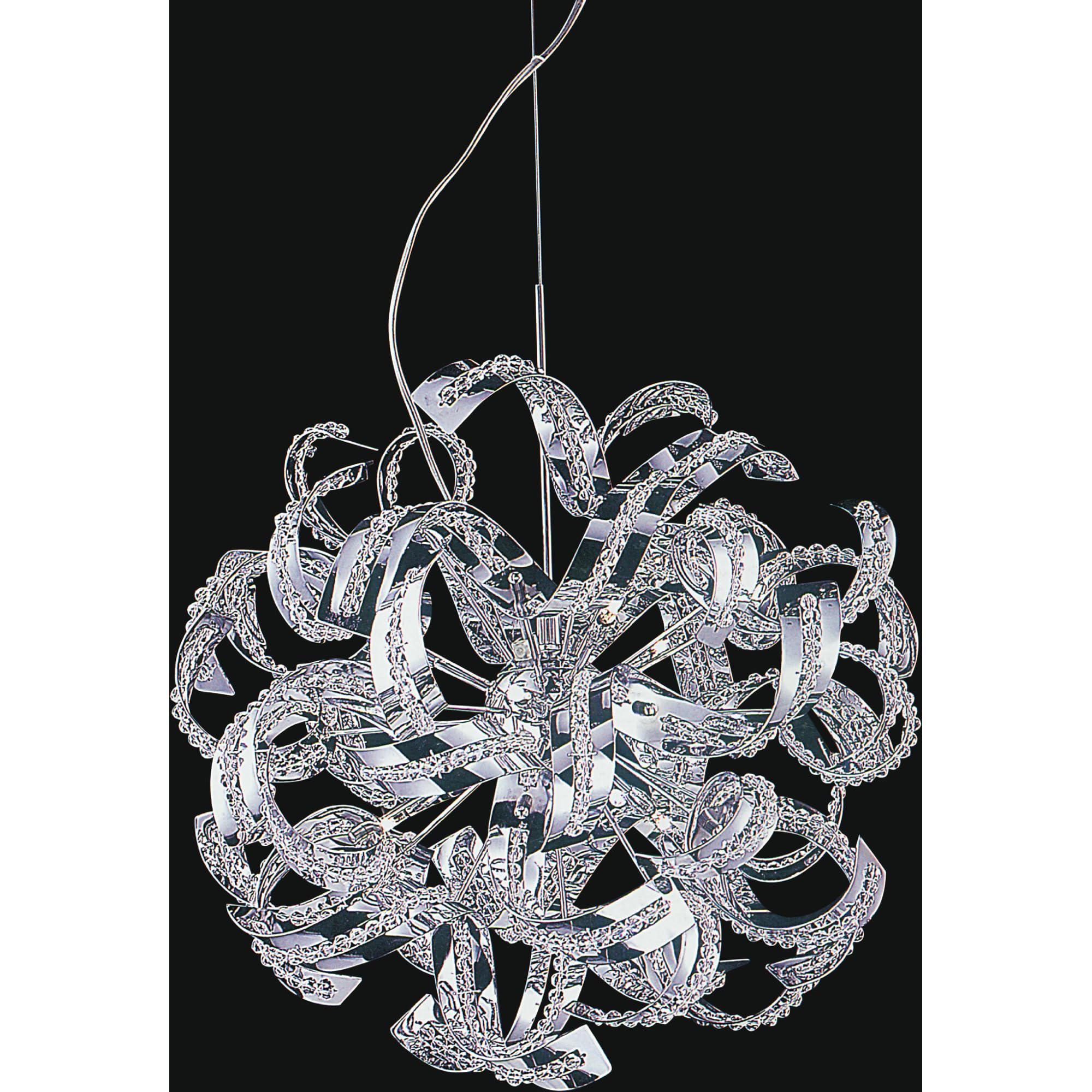 Elegant CWI Lighting Swivel 14-Light Chandelier with Chrome Finish - Perfect for Dining Room, Living Room & Bedroom Lighting