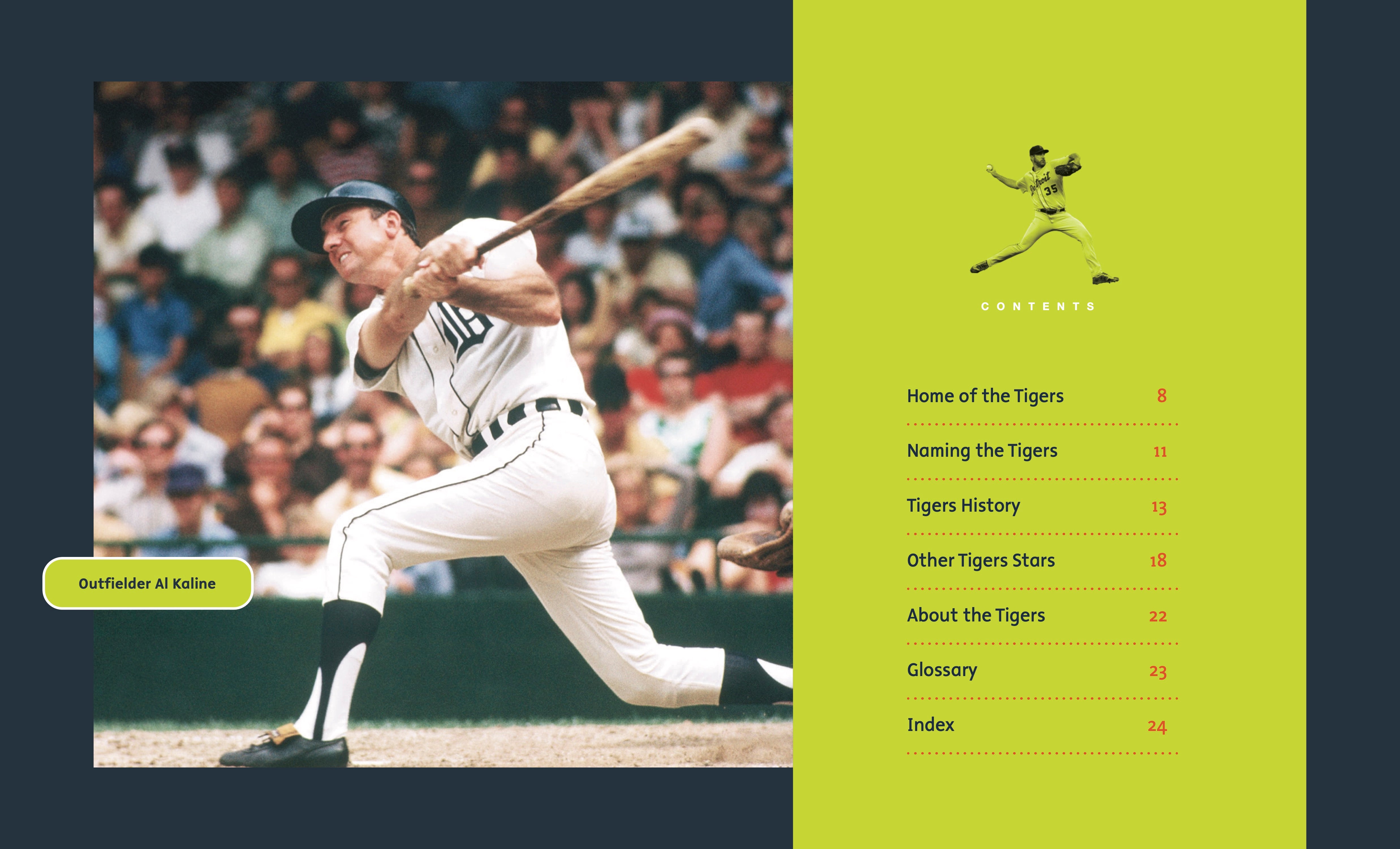 Detroit Tigers Book 9781640268227 - MLB Team History, Facts & Stats - Perfect for Baseball Fans & Sports Enthusiasts