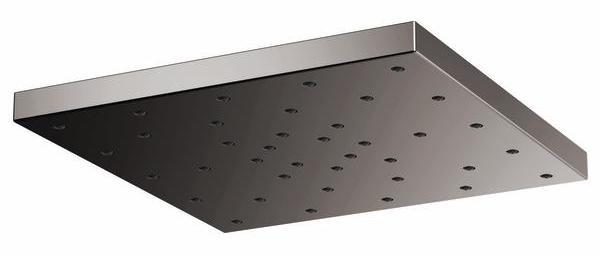 H2OKinetic Square Raincan Shower Head 2.5 GPM - Brilliance Black Onyx (Model 81986 BNX 2.5 Brizo) for Luxurious Spa-Like Bathroom Experience