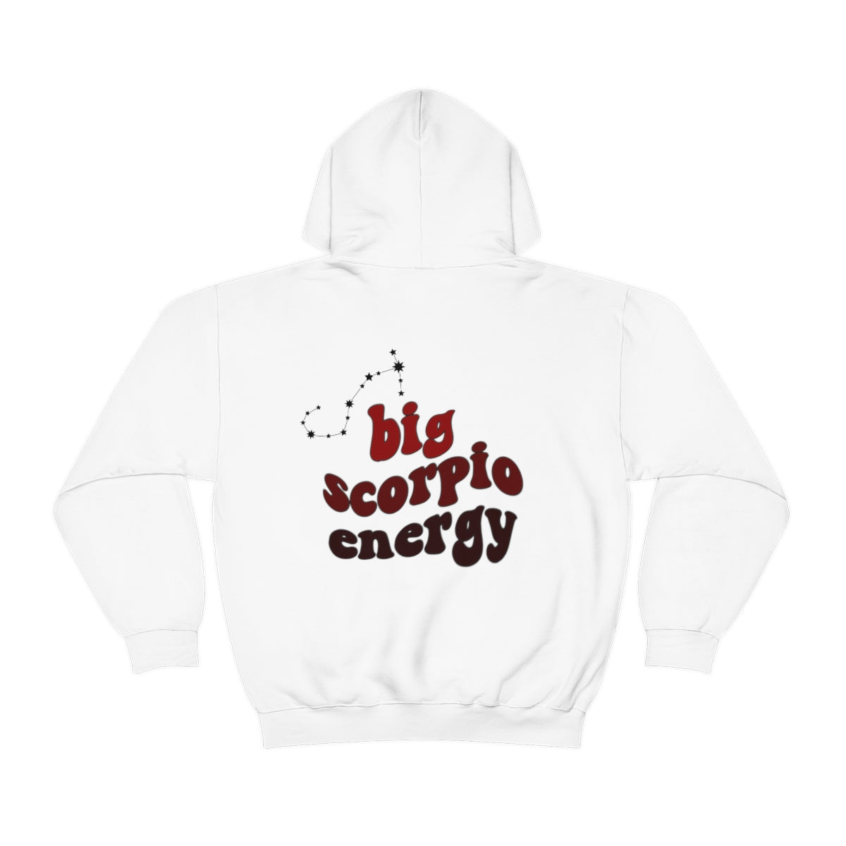 Scorpio Zodiac Hoodie for Men & Women - Big Scorpio Energy Sweatshirt, Astrology Lover Gift, Perfect Christmas Present for Scorpio - Cozy Lounge Wear & Street Style Fashion