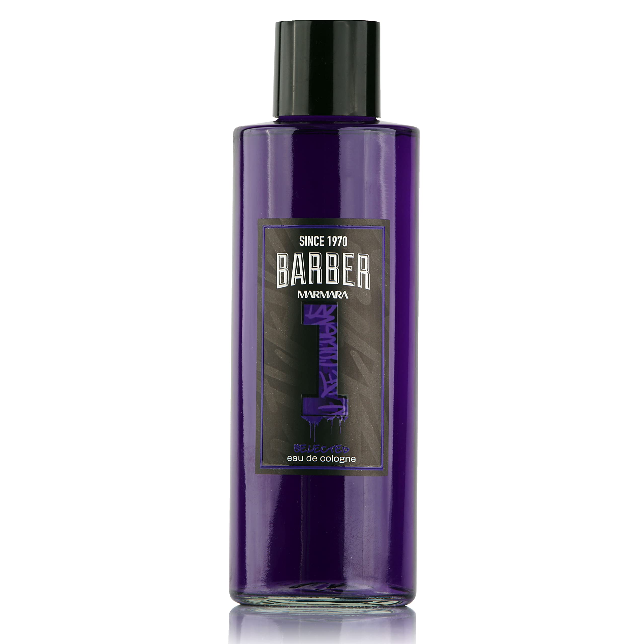 Marmara Barber Cologne No.1 Purple - 500ml Traditional Barbershop Cologne for Men | Classic Aftershave & Cologne Spray | Perfect for Barbershops, Grooming, and Special Occasions