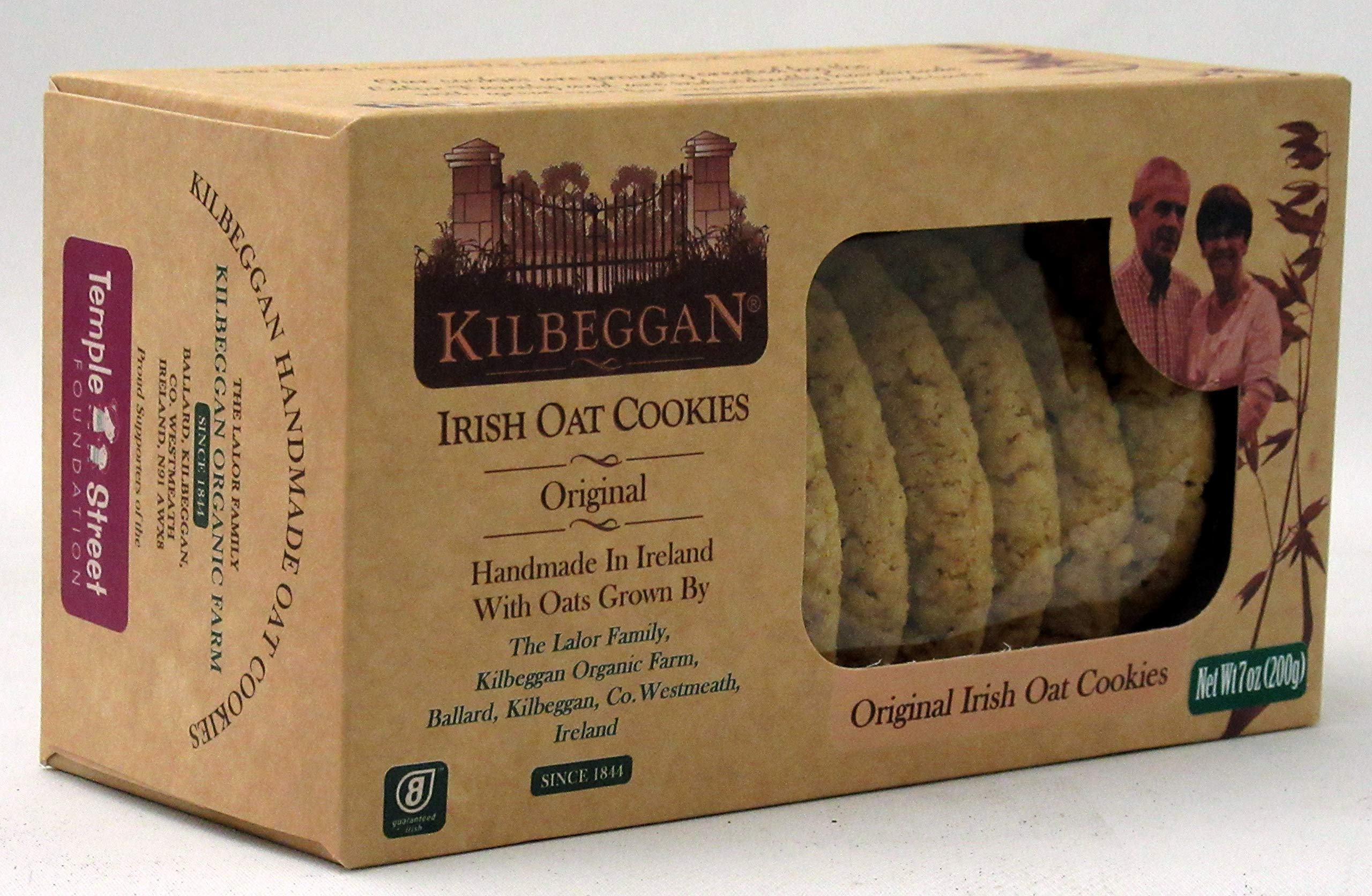 Kilbeggan Irish Oats Cookies - 6 Pack | Original Flavor | Healthy Snack for Breakfast, Tea Time & Office Break | Gluten-Free Oatmeal Biscuits