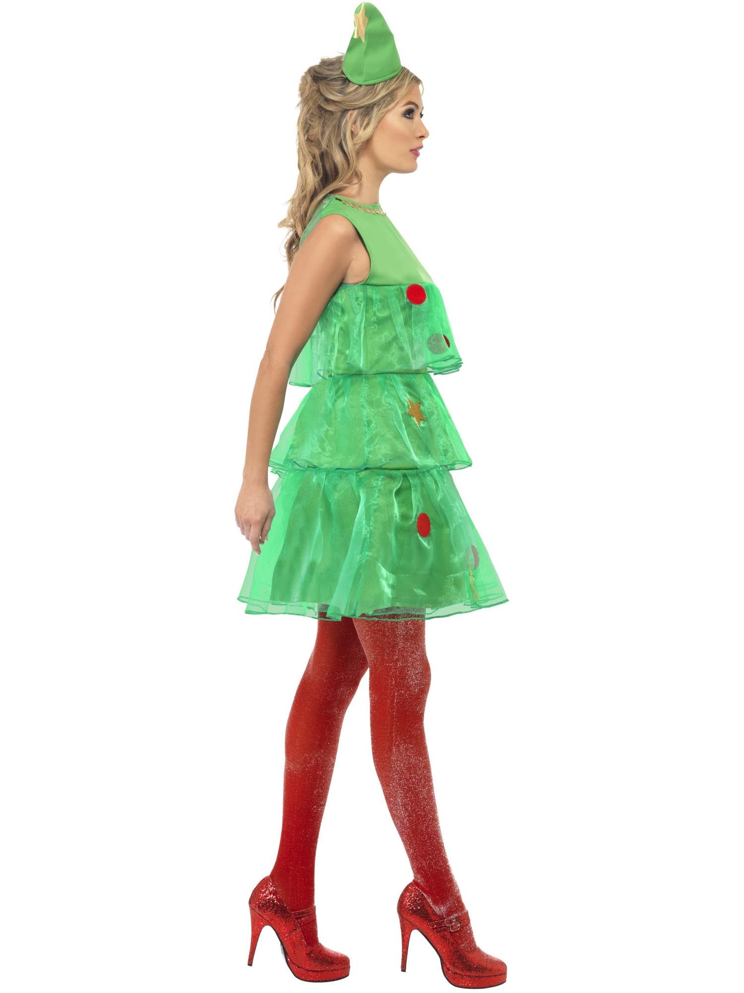 Smiffys Women's Zombie Bavarian Costume Dress - Halloween Party Outfit for Adults, Gothic Lederhosen Cosplay, Small Size | Perfect for Halloween, Cosplay Events & Themed Parties