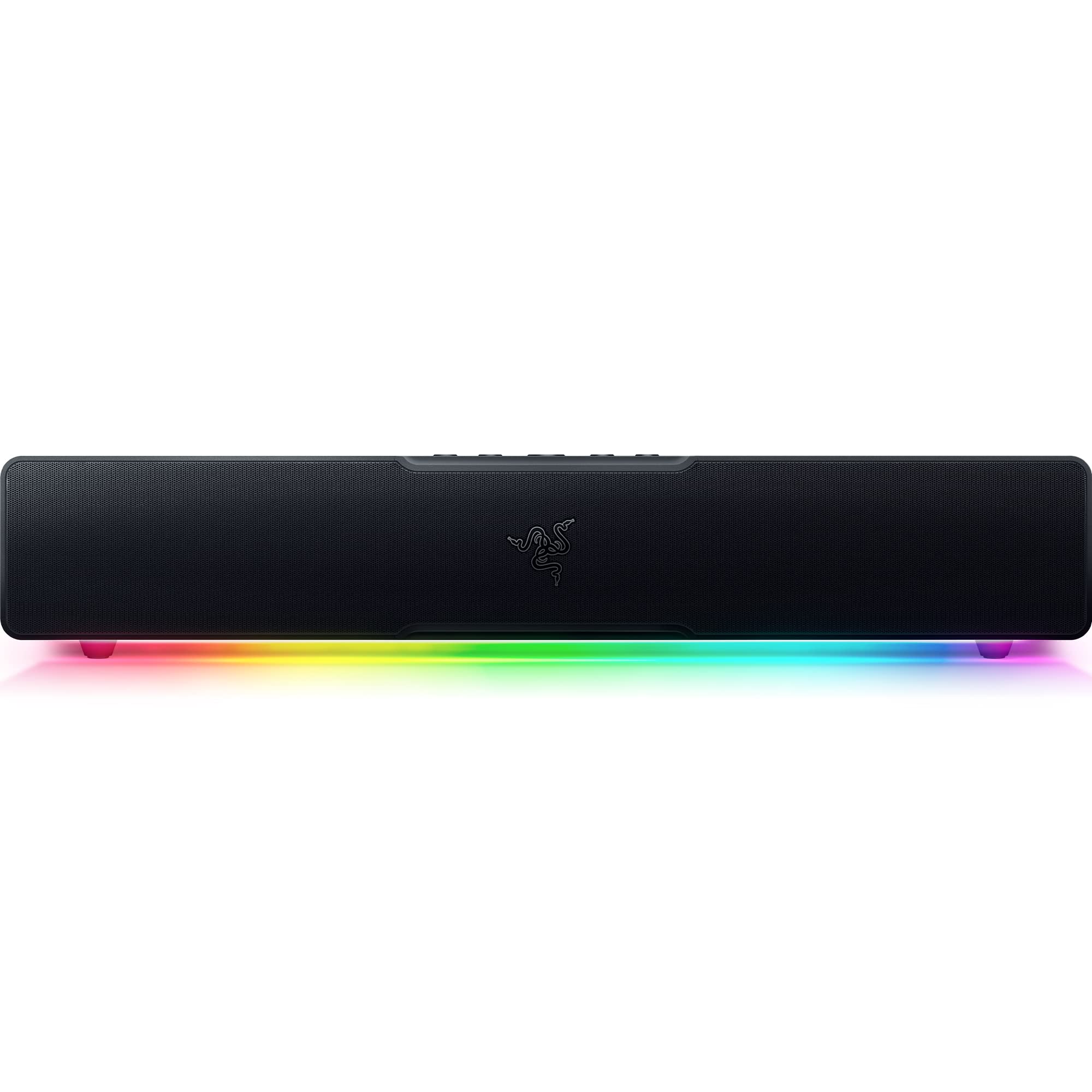 Razer Leviathan V2 X PC Soundbar - Compact Chroma RGB Design, Bluetooth 5.0, Wireless Control Pod, Advanced Audio Control for Nommo V2 & Leviathan V2 Speakers - Perfect for Gaming, Movies, and Home Office Setup