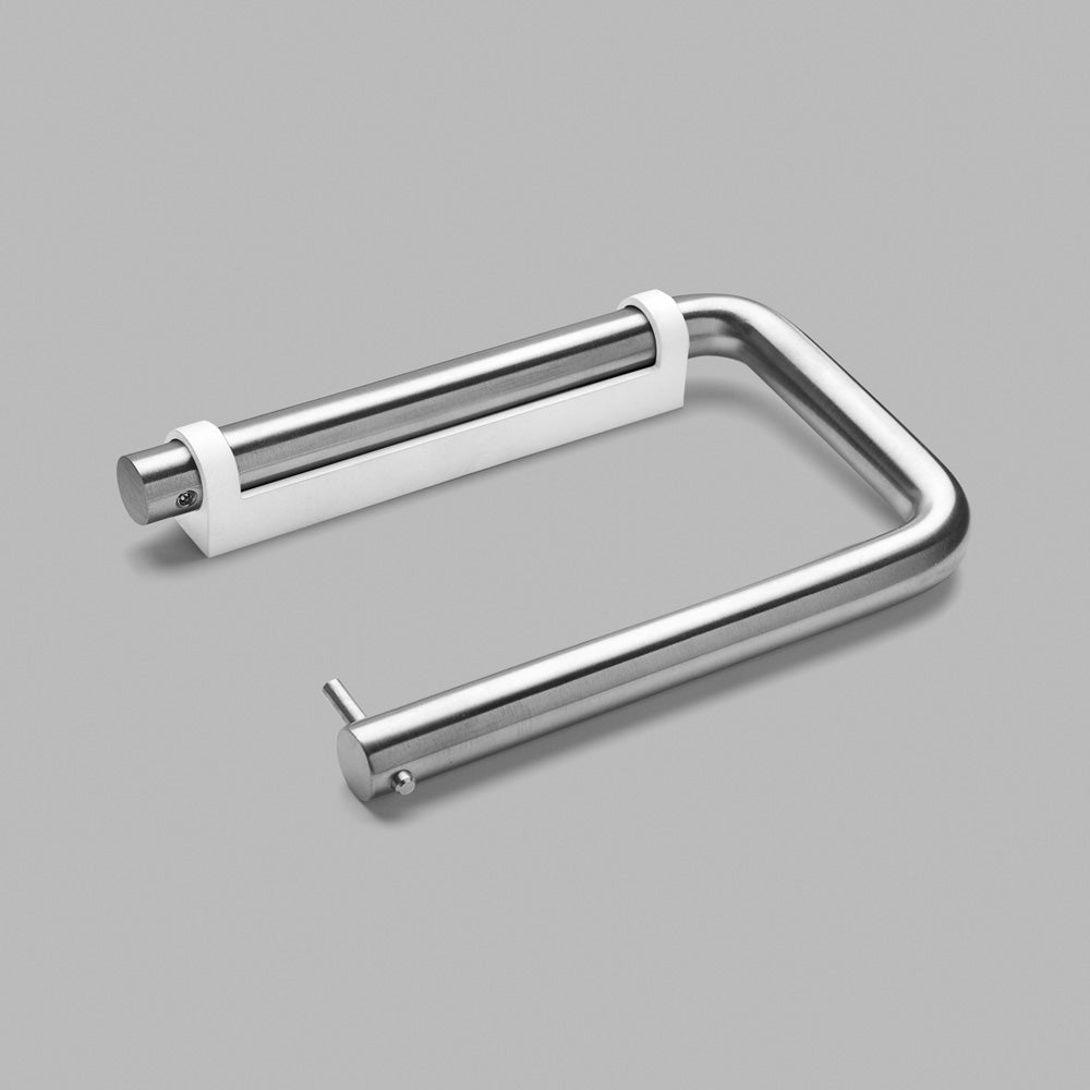 D-Line Toilet Paper Holder - Modern Bathroom Accessory from Knud Holscher Collection | Perfect for Home, Office & Hotel Restrooms
