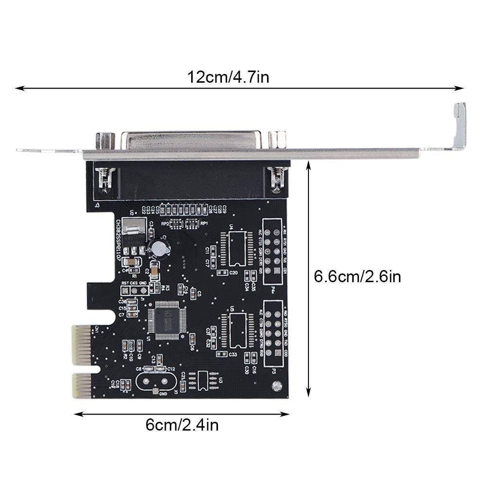PCIe to Parallel Port Adapter Card - DB25 LPT Printer Controller for MAC & Linux | High-Speed Printing Solution for Legacy Printers, Industrial Equipment & POS Systems