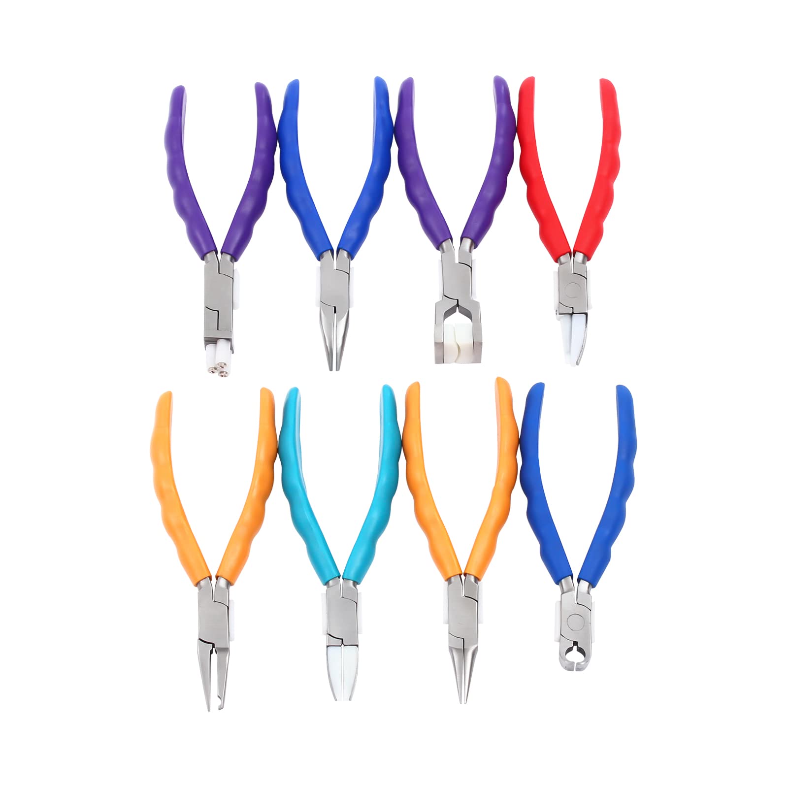 TFCFL Professional Eyeglasses Repair Pliers Set - 6 Screwdrivers & 8 Glasses Repair Tools with Storage Box | Complete Eyewear Repair Kit for Home, Office & Travel | Glasses Frame Adjustment & Maintenance Tools