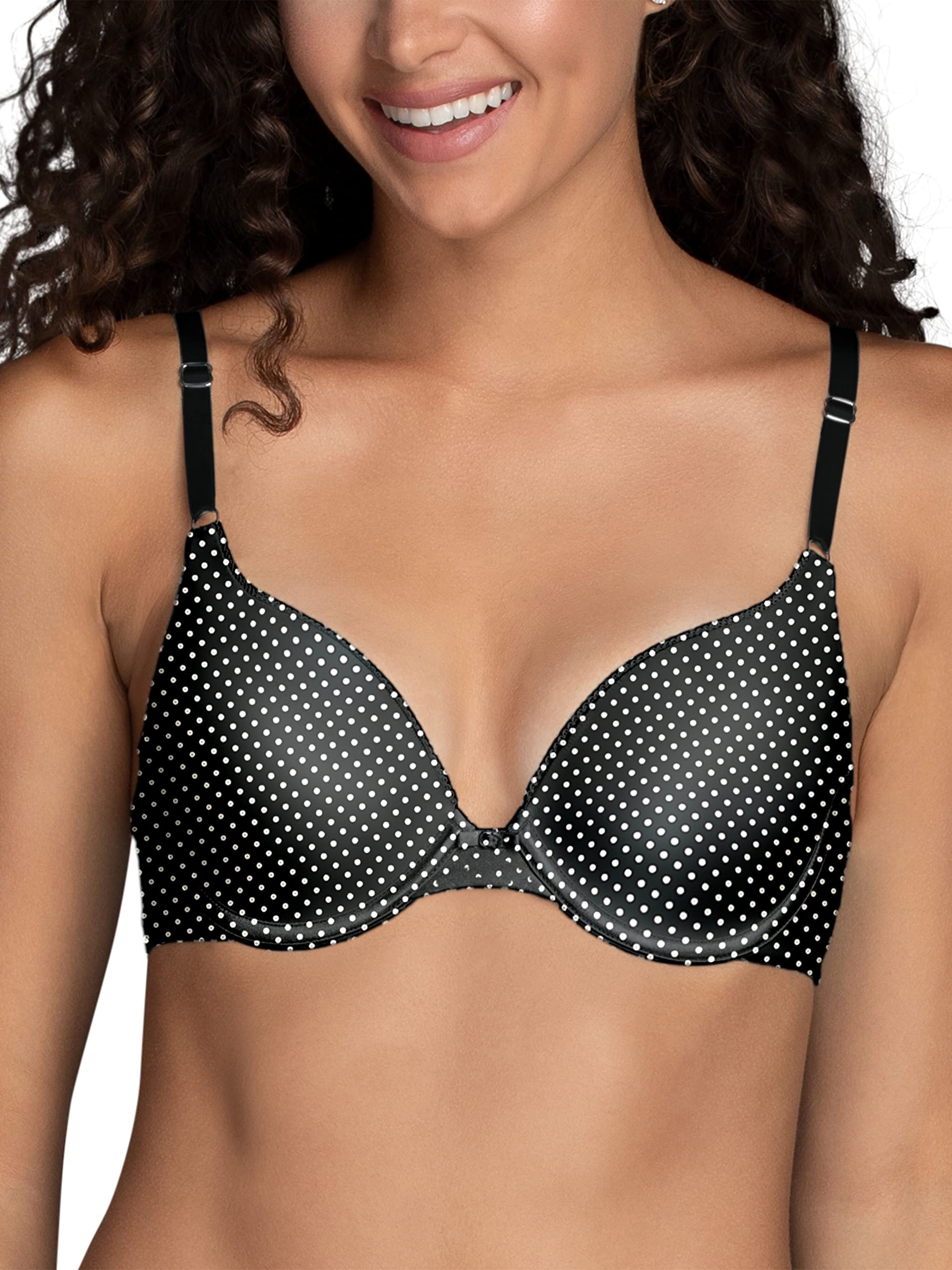 Vanity Fair Women's Ego Boost Add-A-Size Push Up Bra (+1 Cup Size) - Comfortable Lift & Support for Everyday Wear, Date Night & Special Occasions