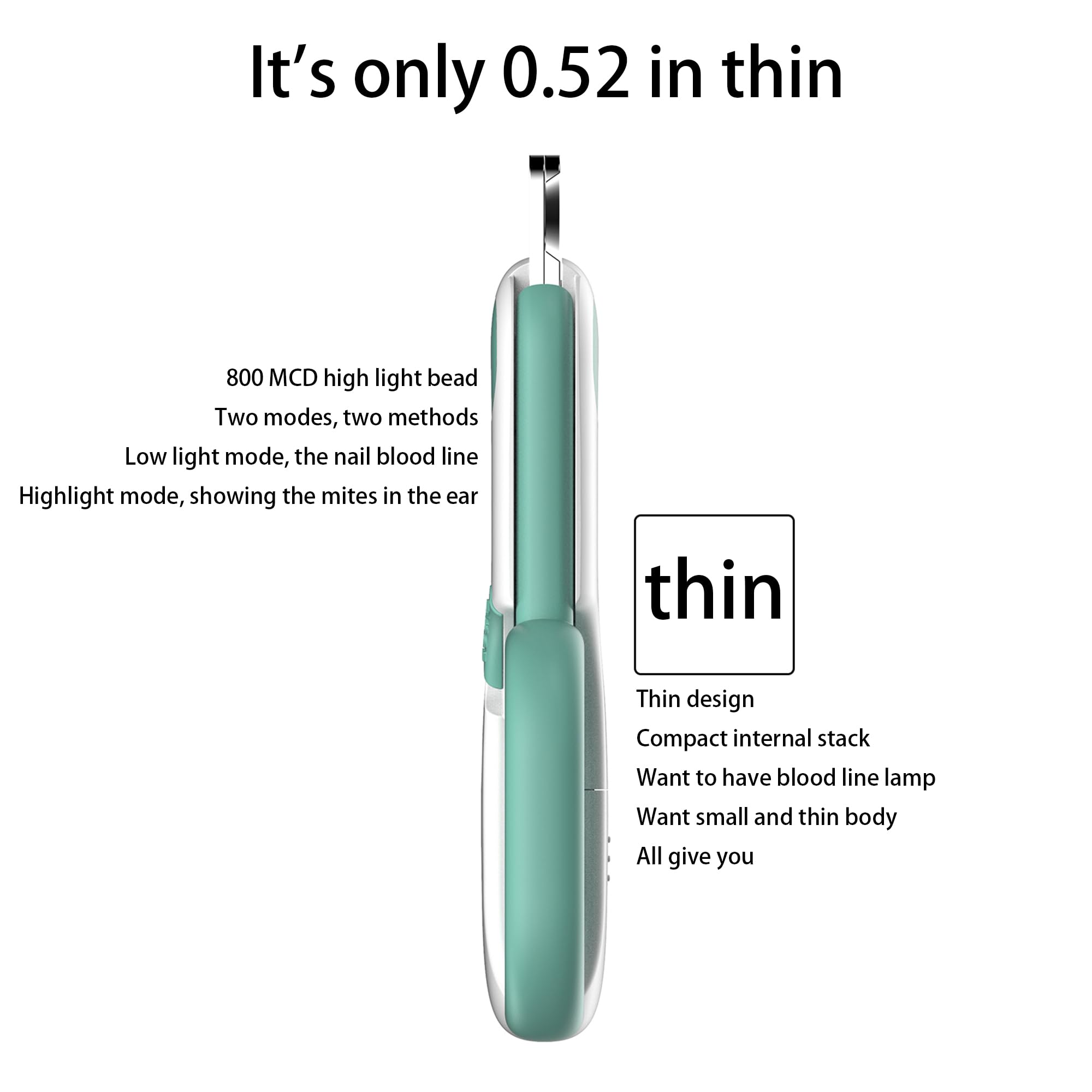 LED Pet Nail Clippers with Safety Guard - Professional Cat & Small Dog Nail Trimmer for Indoor Cats, Kittens, Rabbits & Birds (Blue) - Gentle Grooming Tool for Stress-Free Nail Care at Home