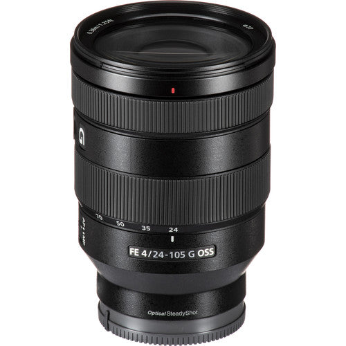 Sony FE 24-105mm f/4 G OSS Full Frame Zoom Lens - Professional Photography for Travel, Portraits & Events