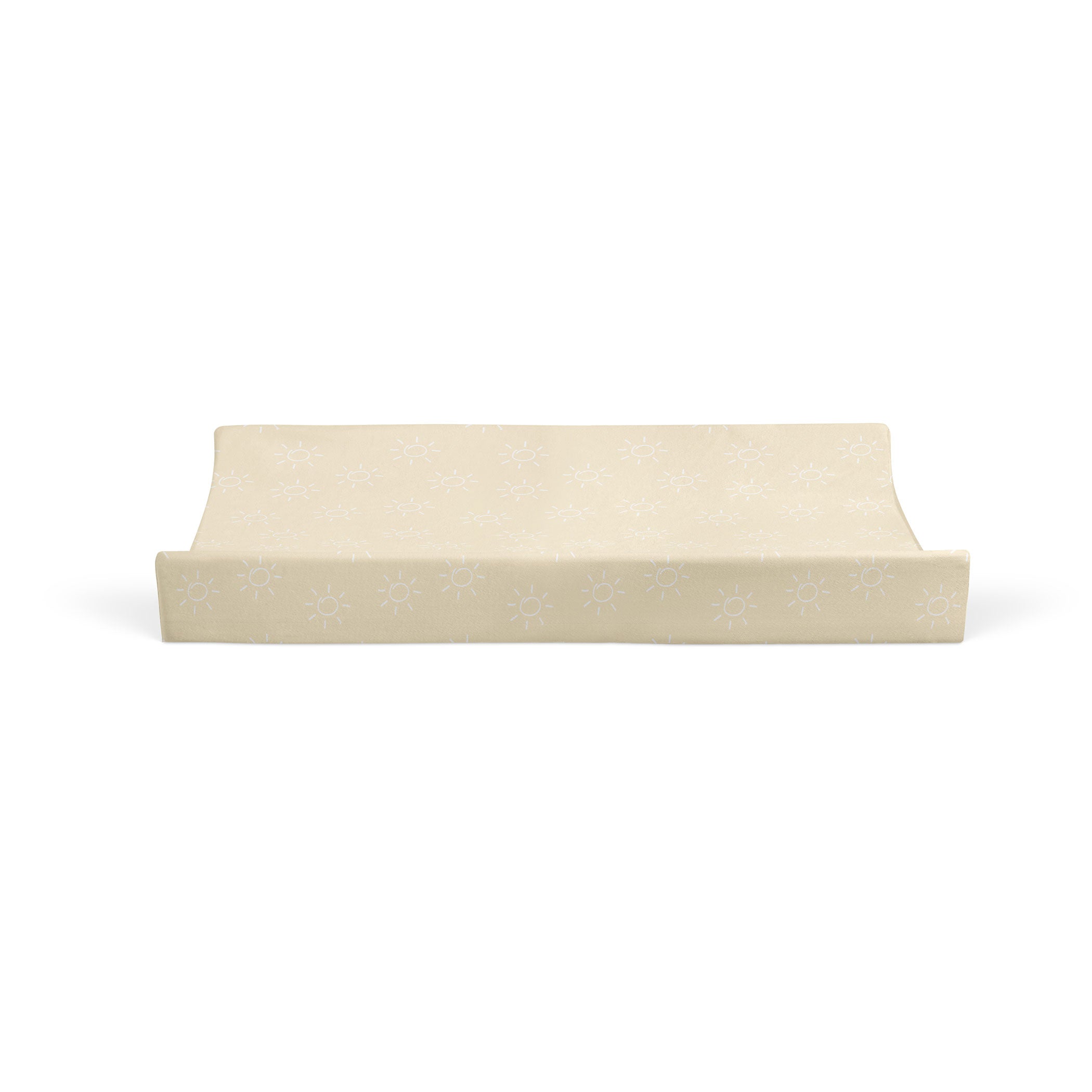 Nordic 2-Pack Waterproof Changing Pad Covers - Soft Vanilla & Latte Colors - Perfect for Baby Nursery, Diaper Changing Station & Travel