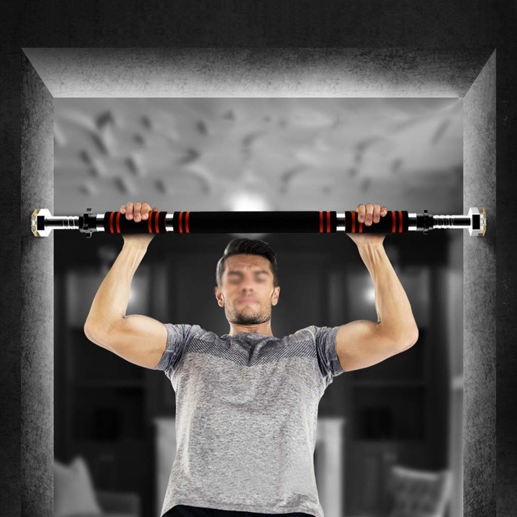 GUOYANHOME Wall-Mounted Pull-Up Bar - Heavy Duty 250kg Capacity Horizontal Doorway Gym - Adjustable 80-110CM for Home Workout - Perfect for Door Frame Exercise & Strength Training