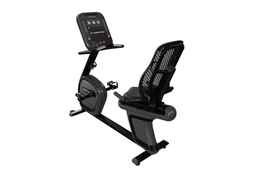 Star Trac 4 Series Recumbent Exercise Bike for Home Gym - Low Impact Cardio Workout Machine for Seniors & Rehabilitation