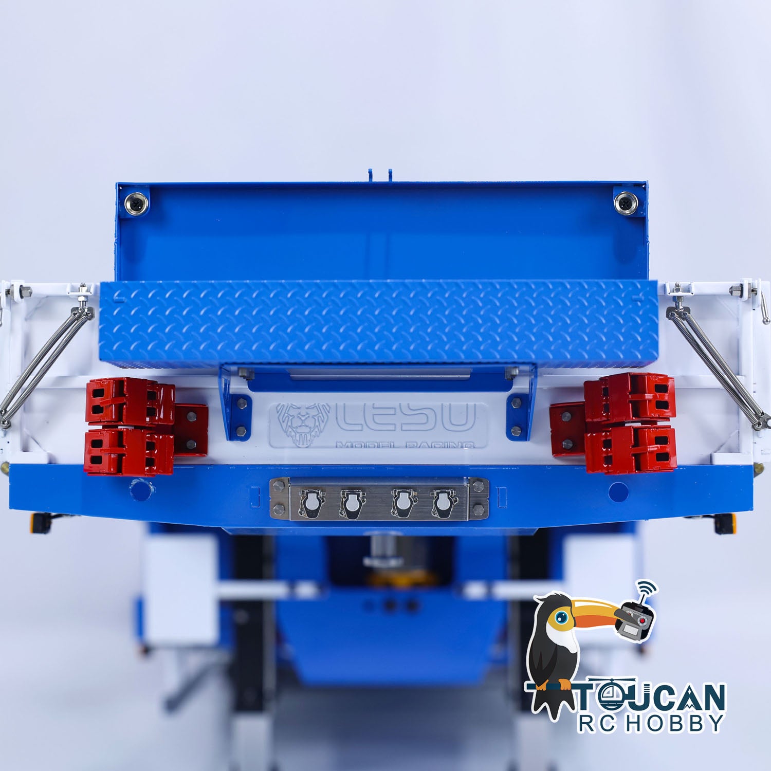 LESU 1/14 Scale Metal Hydraulic RC Truck - Radio Remote Control Construction Vehicle with Lifting Tailgate (Ready-to-Run) - Perfect for Hobbyists & Construction Model Enthusiasts