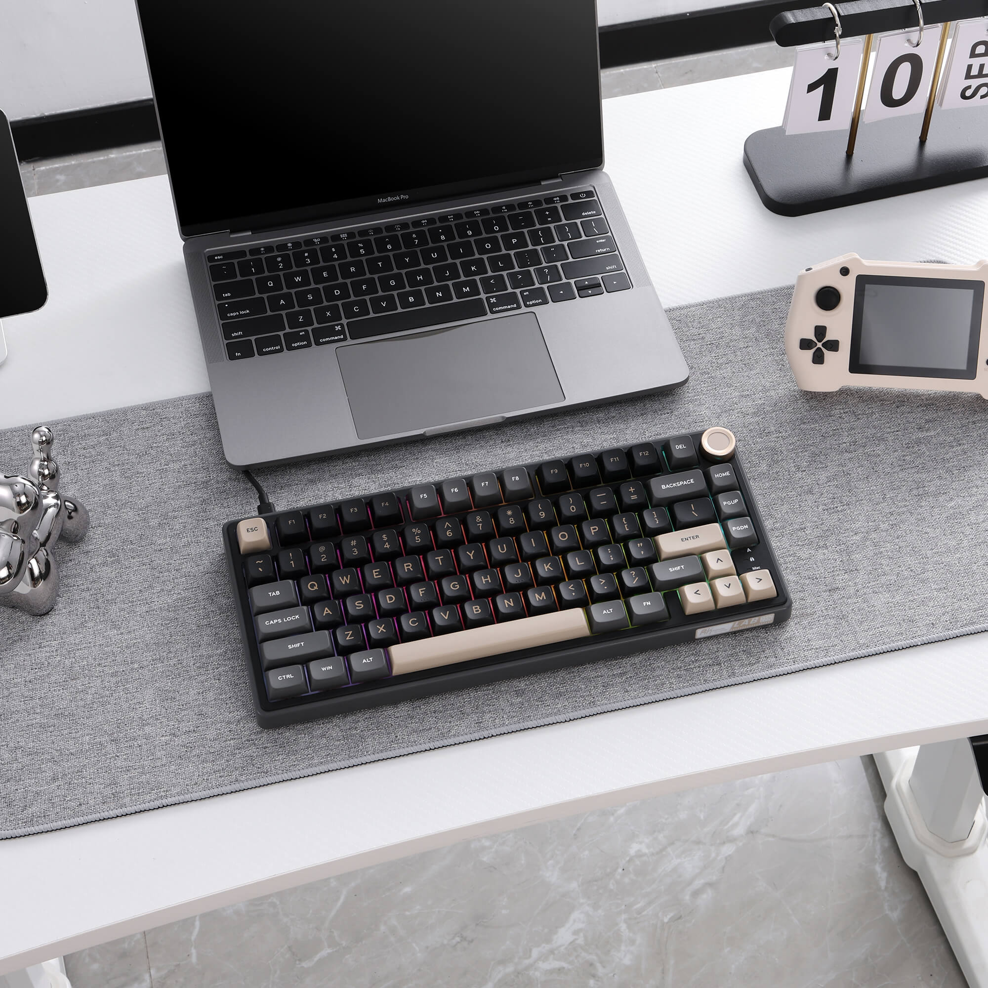 R75 75% Wired Mechanical Gaming Keyboard with QMK/VIA Support - Perfect for Esports, Programming & Office Work