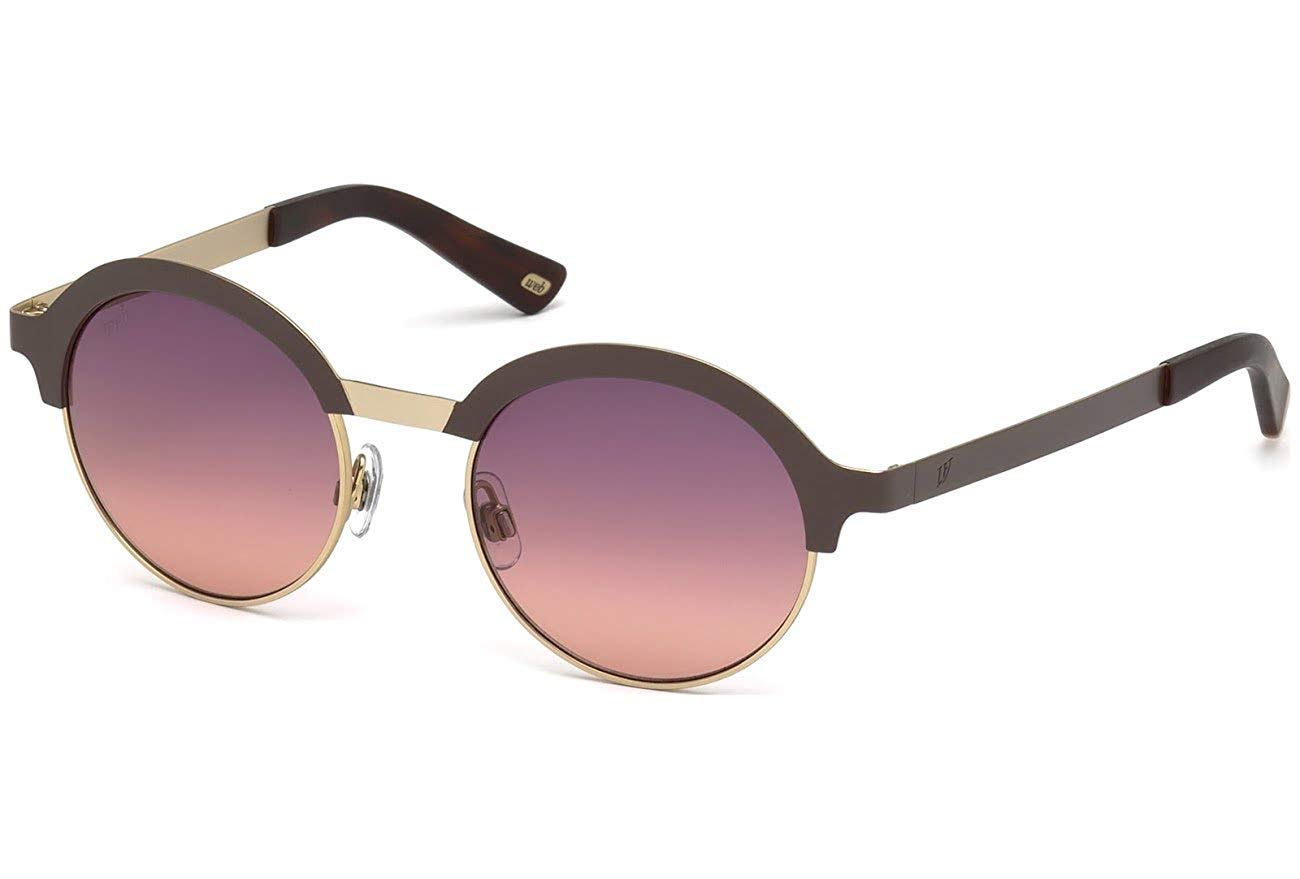 Polarized Fashion Sunglasses for Women - WE0174-32Z Stylish Dorado/Morado Gradient UV Protection Shades | Perfect for Beach, Driving & Outdoor Activities