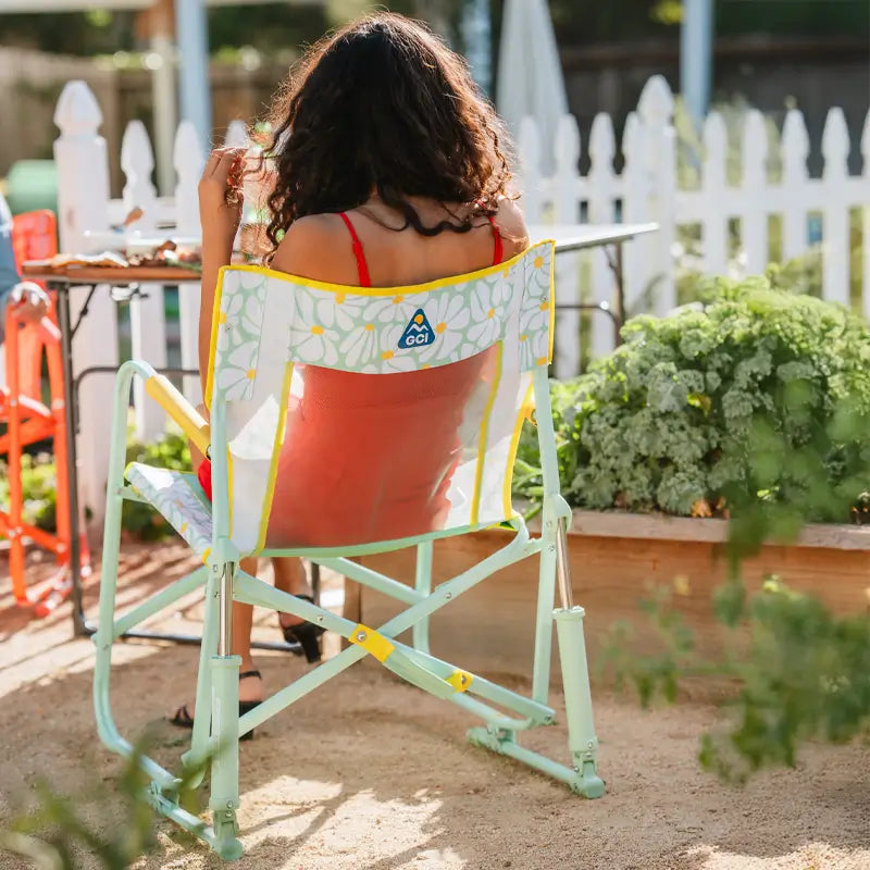 Freestyle Rocker™ - Portable and Adjustable Rocking Chair for Outdoor, Camping, and Relaxation | Perfect for Backyard, Beach, and Travel Use