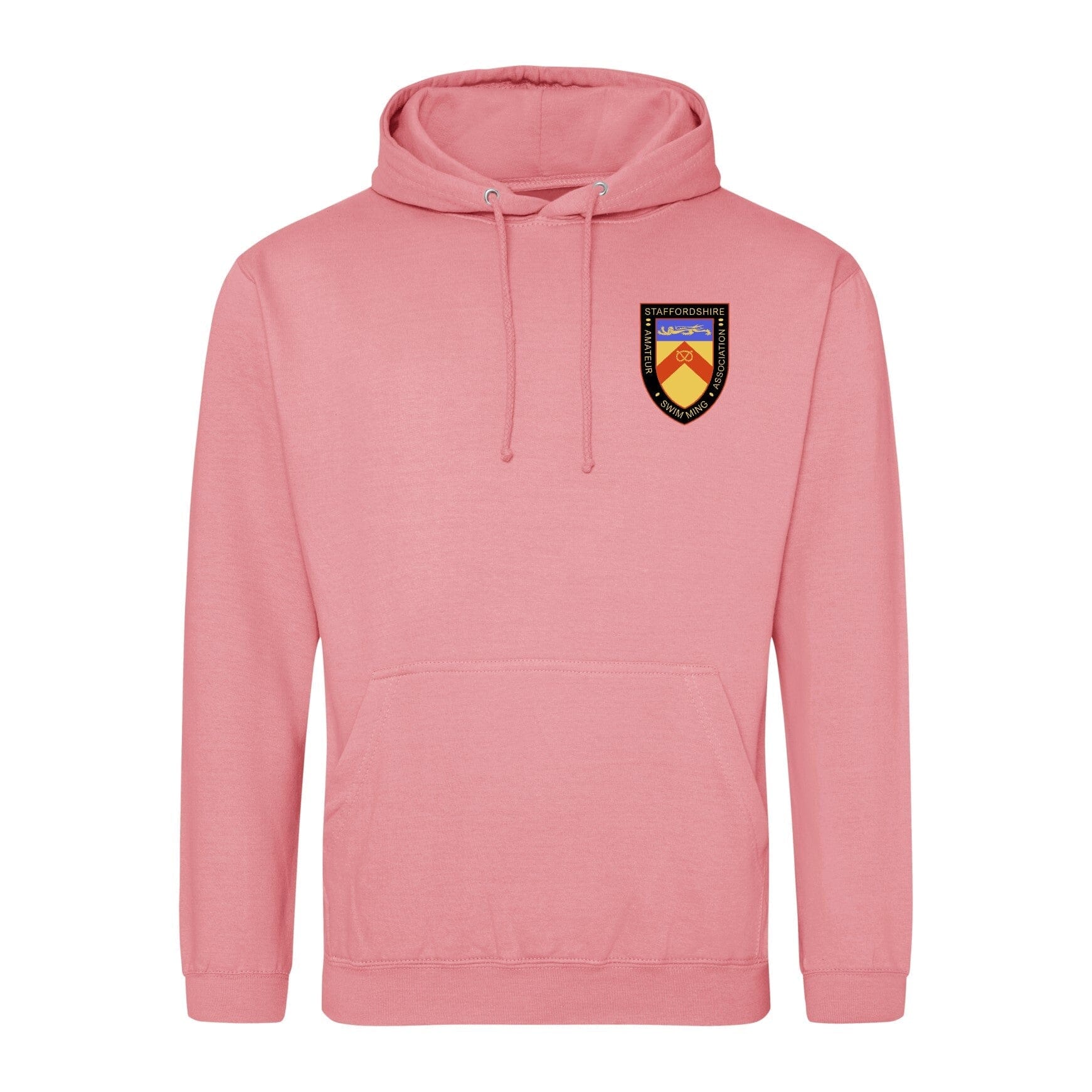 Staffordshire County ASA County Championships 2025 Hoodie - Dusty Rose Color, Unisex Pullover Sweatshirt for Swimming Teams, Athletes & Fans - Perfect for Competitions, Training & Casual Wear