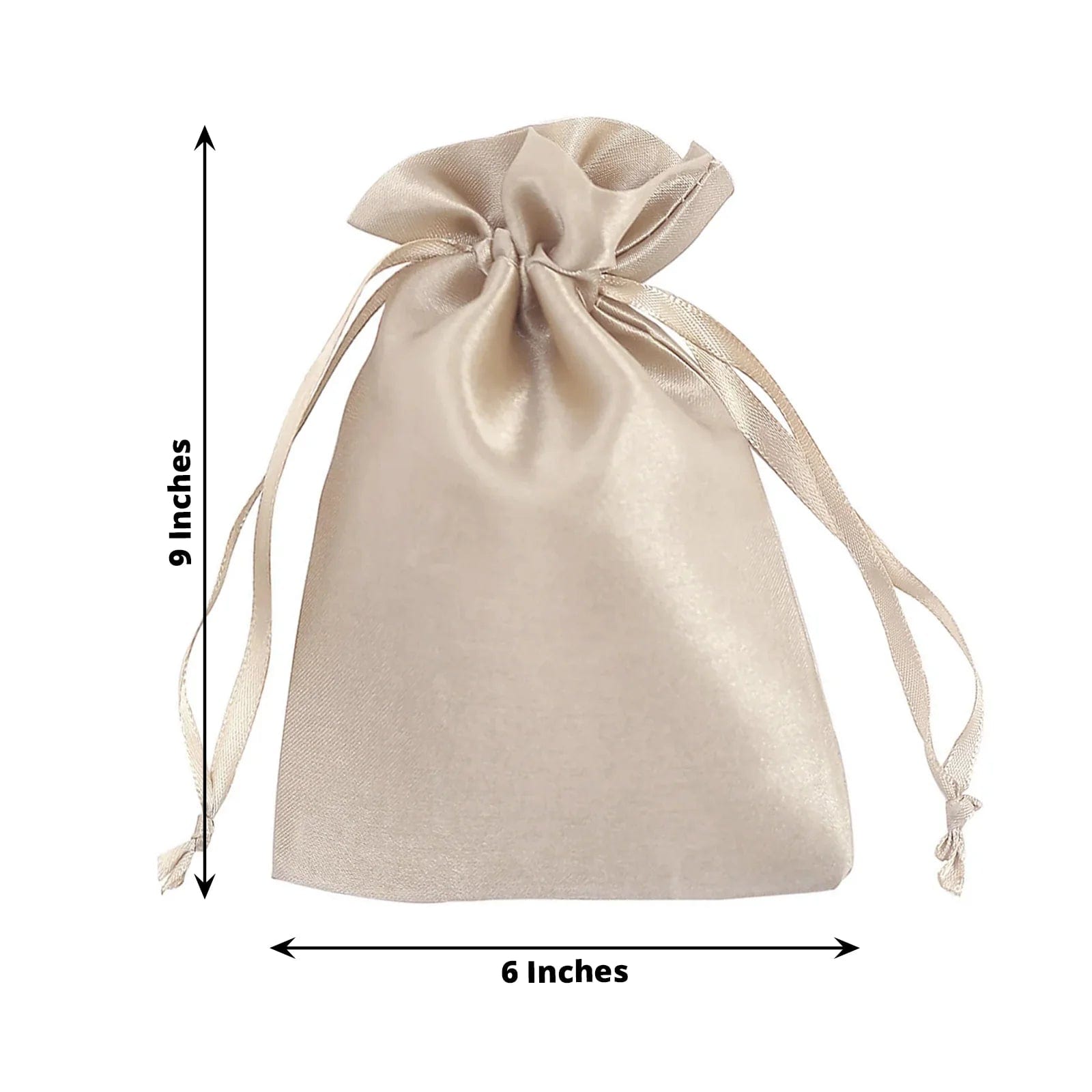 12-Piece 6x9 Inch Satin Drawstring Bags - Elegant Gift Packaging for Jewelry, Candles & Party Favors - Perfect for Weddings, Baby Showers & Special Events