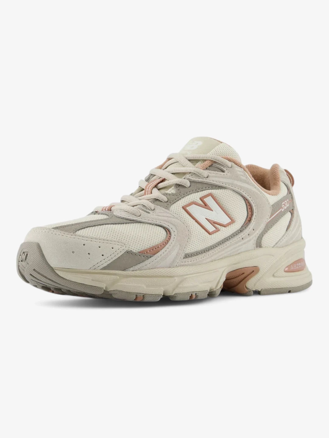 New Balance 530 Running Shoes for Women - Light Gray & Pink Sneakers | Comfortable Athletic Shoes for Jogging, Gym Workouts & Casual Wear