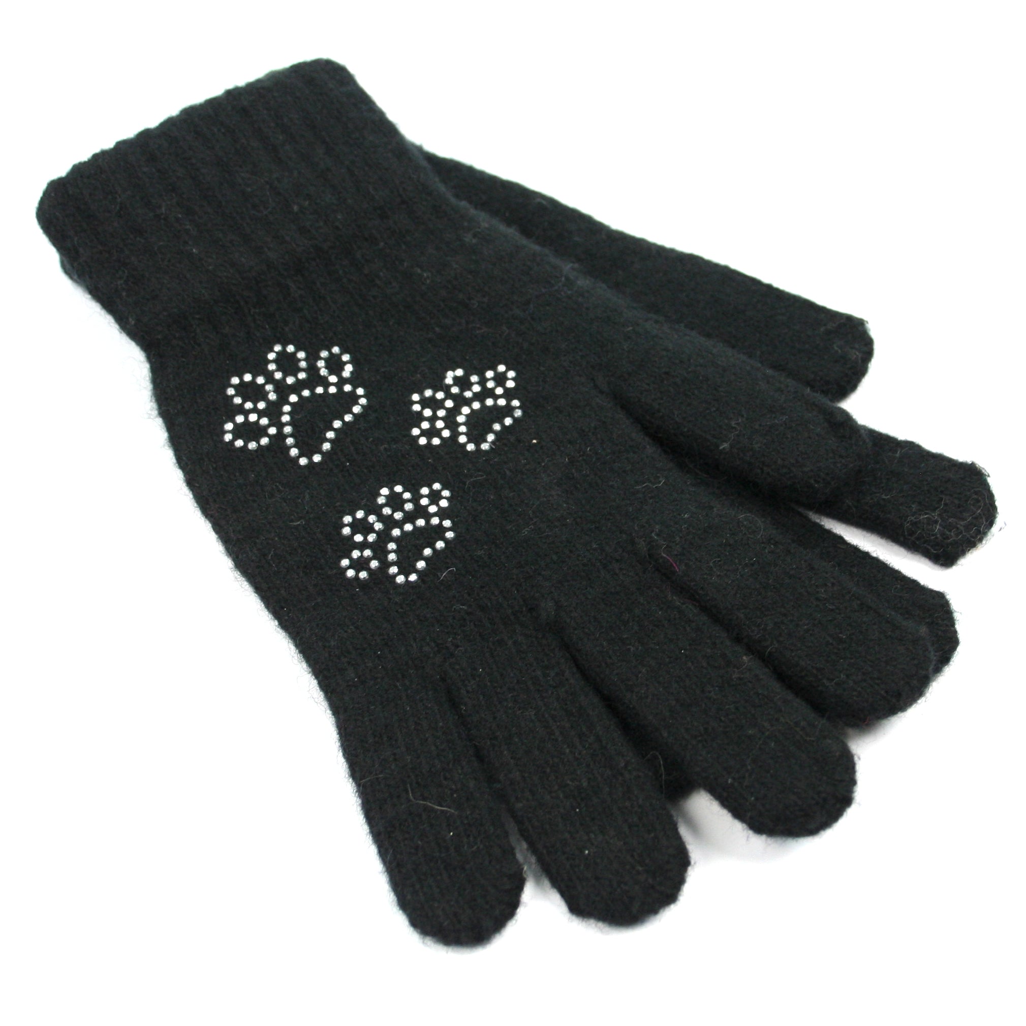 Black Paws Gloves - Warm Winter Gloves for Men & Women - Touchscreen Compatible - Perfect for Outdoor Activities, Running, Hiking & Snow Sports