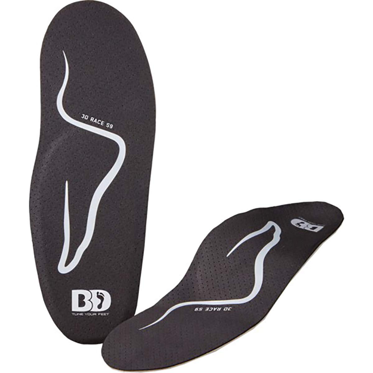 Bootdoc Insoles - 3D Race S9 Orthotic Shoe Inserts for Men, US Size 13-14 (XXL) - Premium Arch Support for Running, Walking & Sports - Comfort & Pain Relief for Flat Feet, Plantar Fasciitis & Heel Spurs