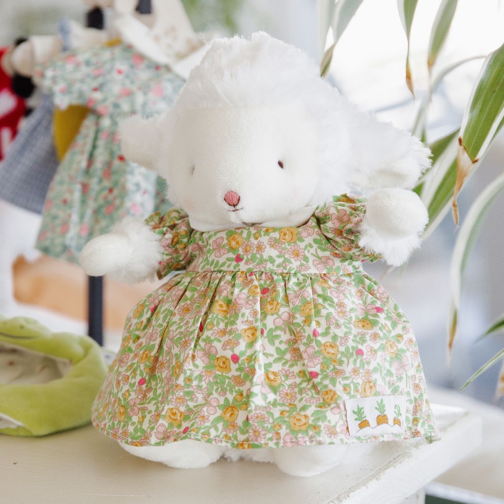 Floral Dress for Girls - Green & Pink | Perfect for Spring, Summer, and Special Occasions