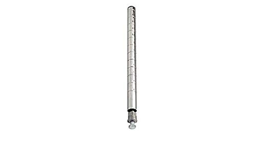 Quantum Stainless Steel NSF Shelving Posts Kit - Heavy Duty Storage Shelves for Garage, Warehouse & Commercial Use