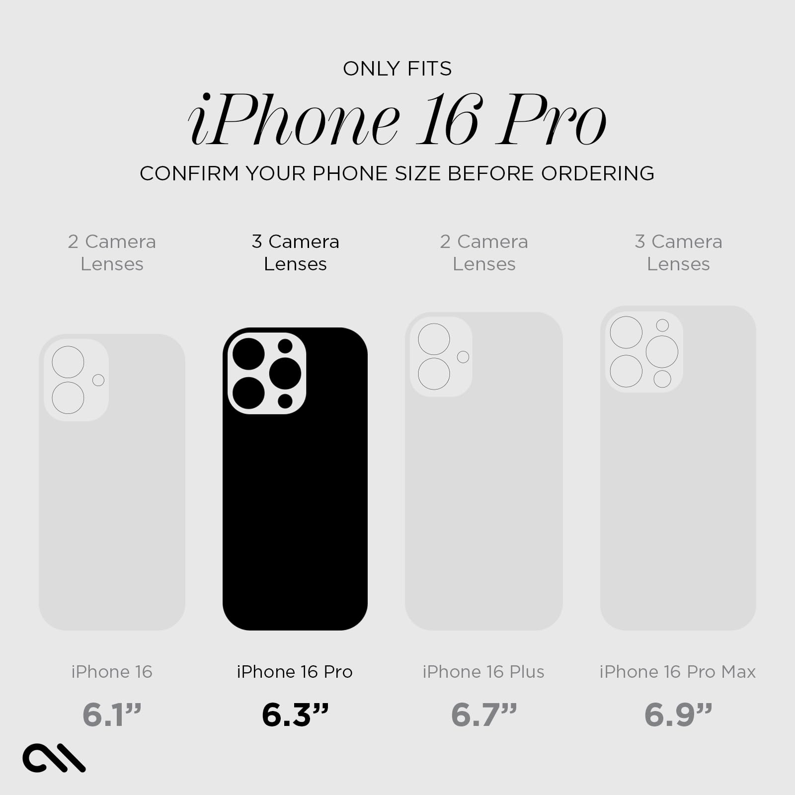 Case-Mate iPhone 16 Pro Case with MagSafe - Premium Magnetic Marble Phone Cover | 12ft Drop Protection | Karat Granite Design | Perfect for Work, Travel & Everyday Use