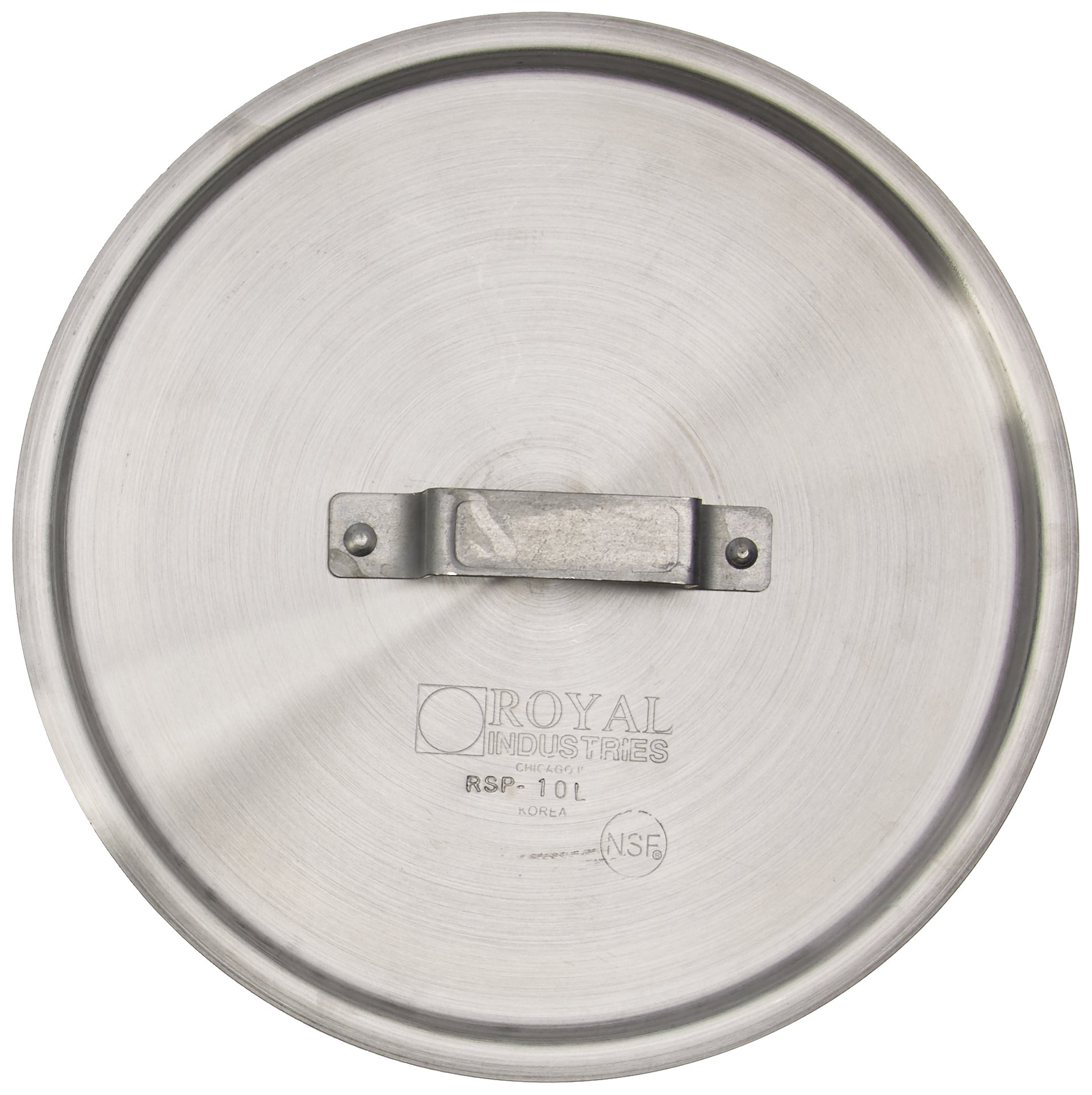 Royal Industries Aluminum Sauce Pan Cover - Premium Cookware Lid for Pots & Pans - Perfect for Cooking, Baking & Food Storage (10 Inch)