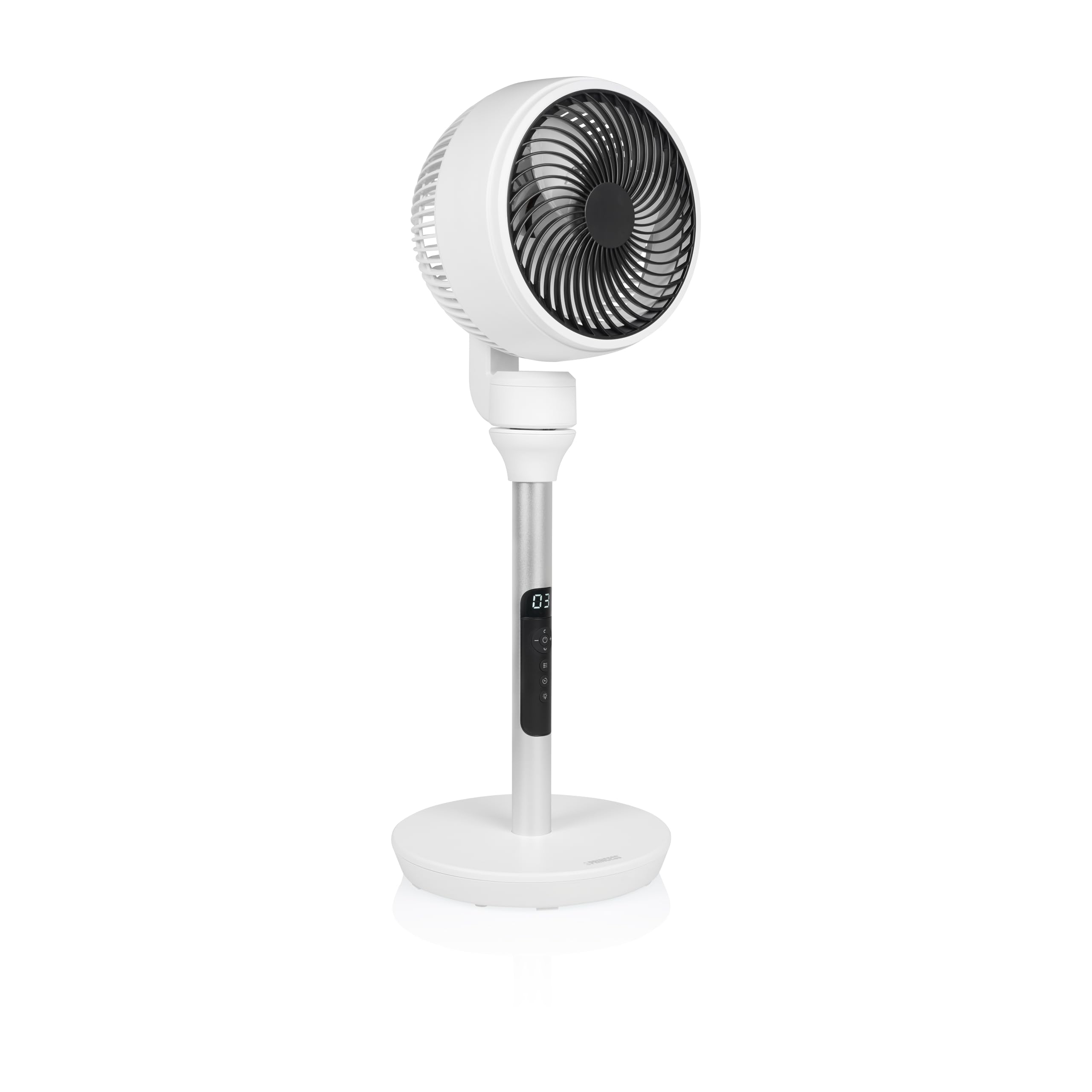 Princess Ventilator - Ultra Quiet 3D Oscillation Tower Fan with Remote, 12 Speeds & 4 Modes - Perfect for Bedroom & Office Air Circulation - Energy Efficient Cooling with Timer Function