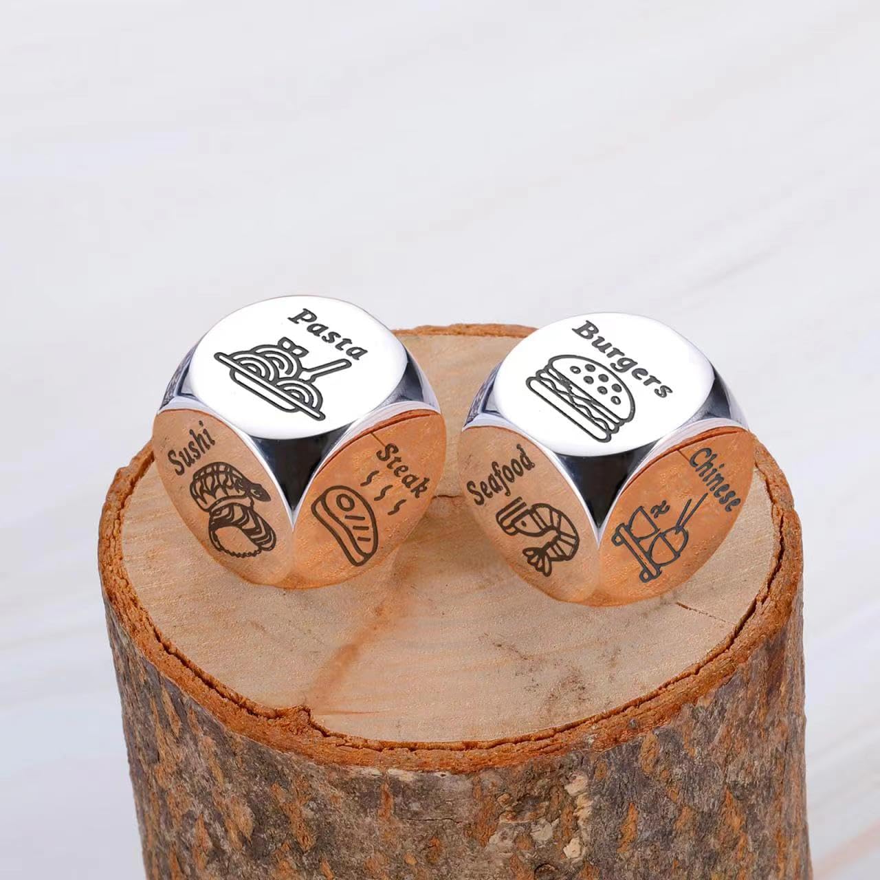 Valentine's Day Gifts for Her, Him, Boyfriend, Husband, Wife & Girlfriend - Food Dice Game for Couples | Christmas Stocking Stuffers for Women, Men & Adults | Perfect for Christmas, Father's Day, Anniversary, Birthday & Wedding Gifts | Fun Date Night & Party Game for Couples