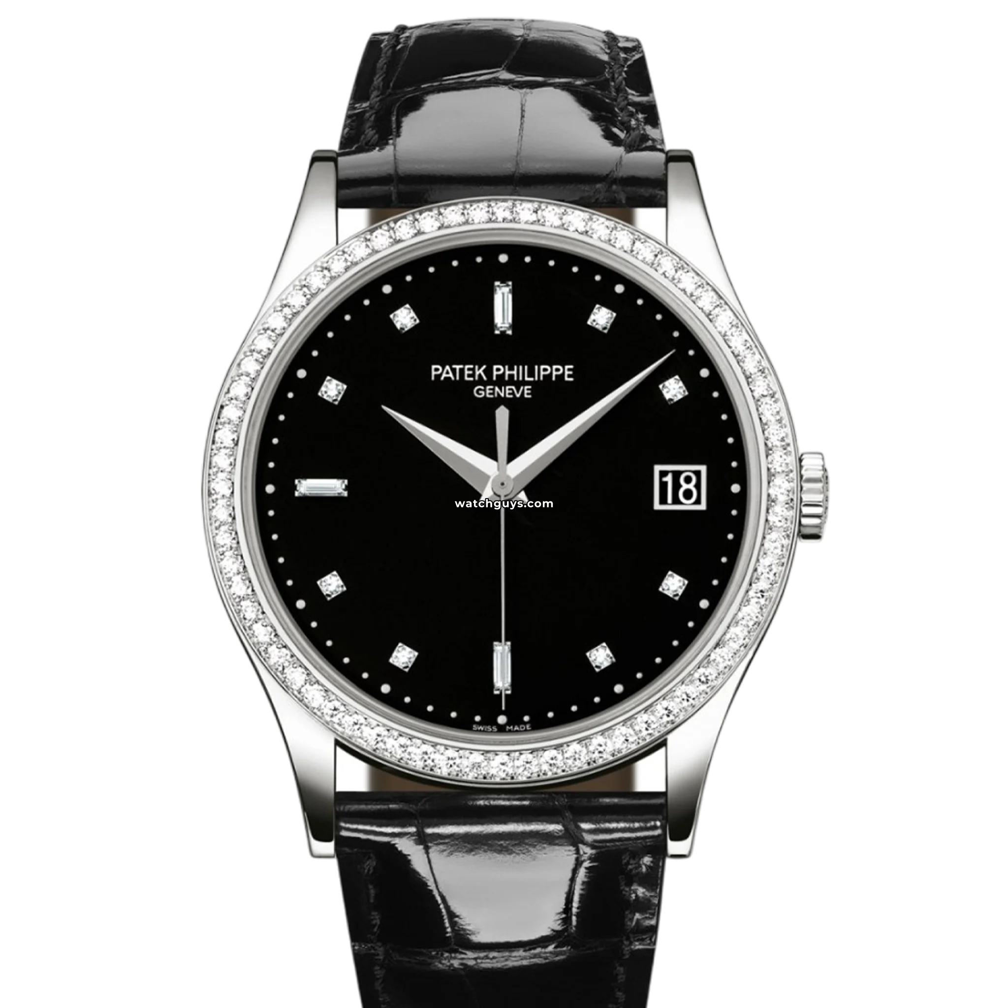 Patek Philippe Calatrava 5297G-001 Luxury Men's Watch - 18K White Gold Automatic Dress Watch for Business & Formal Occasions