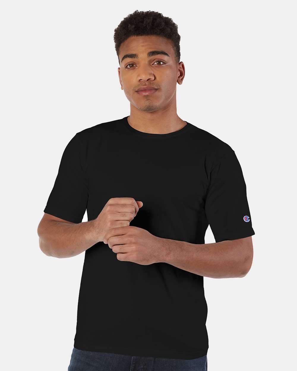 Champion Garment Dyed Short Sleeve T-Shirt for Men - Soft Cotton 3XL Pink Candy Casual Tee - Perfect for Gym, Workout, and Everyday Wear