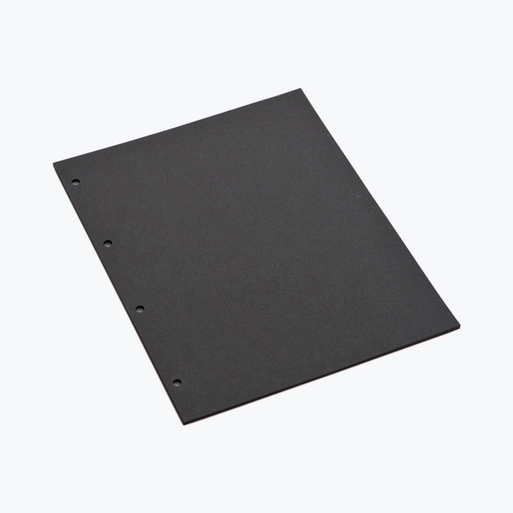 Bookbinders Design Insert Photo Mounting Paper - A4 Size, Black, 4 Ring Binder Refill Pages for Scrapbooking, Photo Albums, and Document Organization