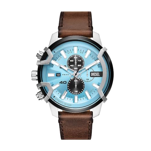 Brown and Light Blue