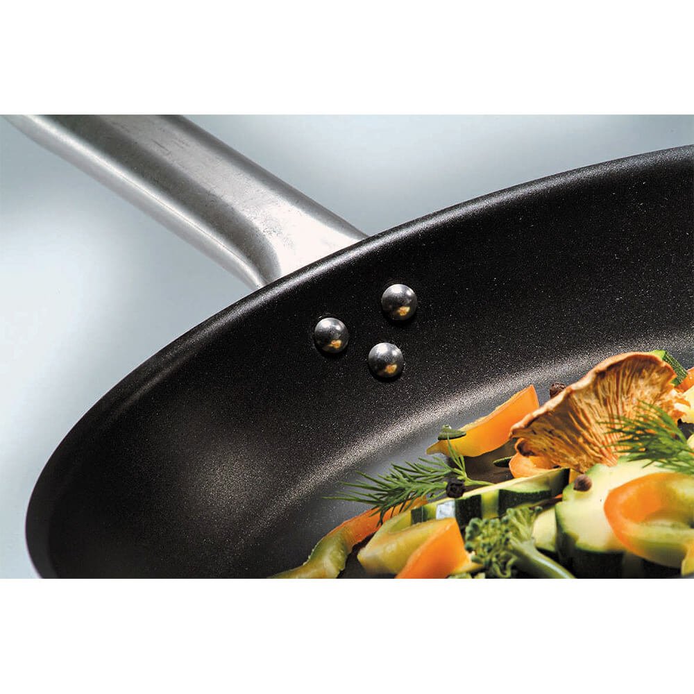 Matfer Bourgeat 669420 Excalibur Fry Pan - 12-Inch Nonstick Skillet for Professional & Home Cooking - Perfect for Searing, Frying & Sauteing - Oven Safe to 500°F - Ideal for Stovetop, Grill & Outdoor Use