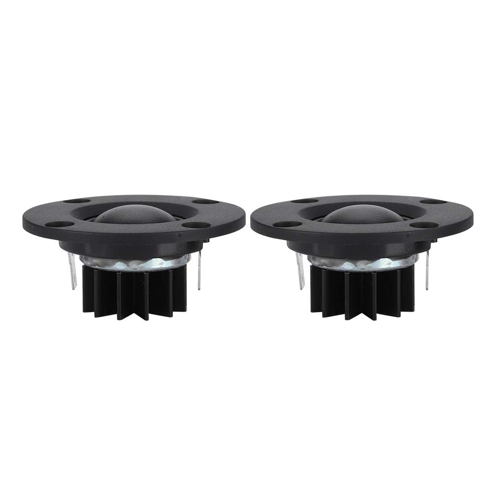 SUNGOOYUE HiFi Speaker - 2Pcs 30W 6Ω Silk Dome Tweeter with Magnet for Crystal Clear Highs | Perfect for Home Audio, Car Stereo & Studio Monitor Systems