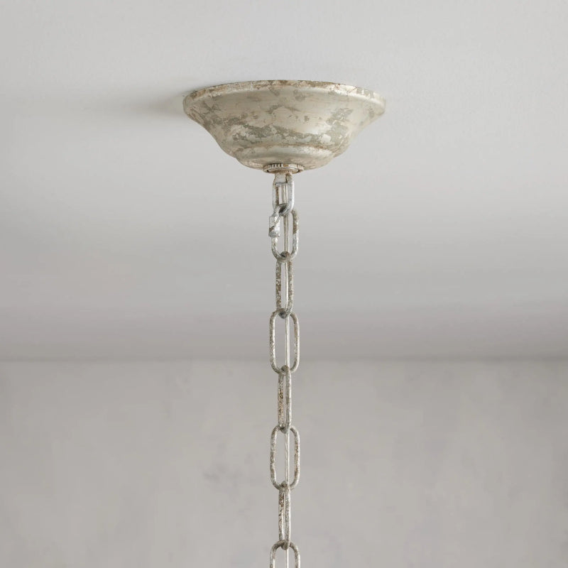 Fiore 8-Light Round Crystal Chandelier - Modern Ceiling Light Fixture for Dining Room, Bedroom & Living Room Decor