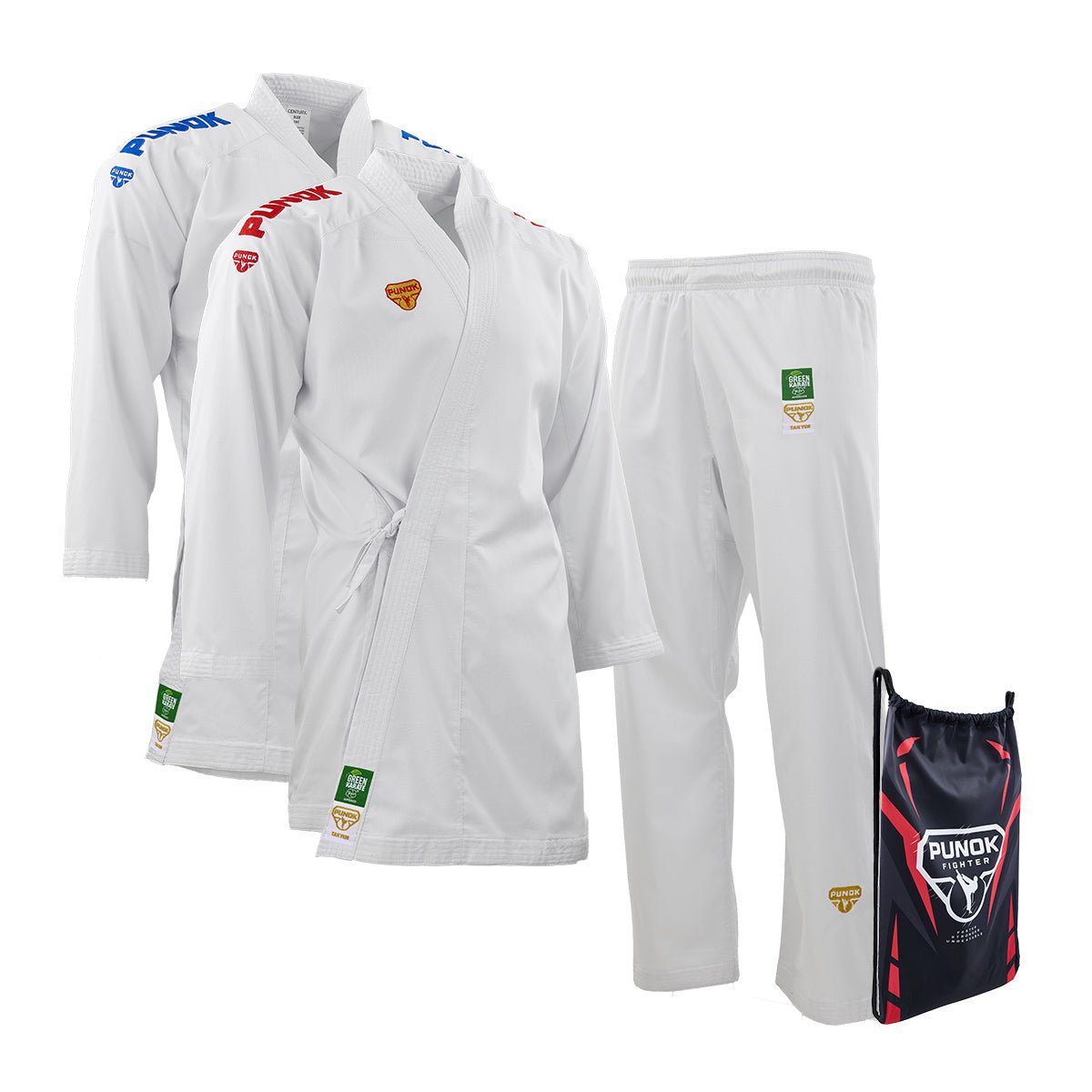 Punok Takyon Kumite Gi Set - Premium Karate Uniform for Training & Competition - Perfect for Martial Arts, Dojo Practice & Tournaments